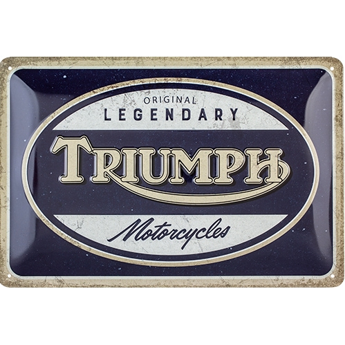 Nostalgic-Art-Blechschild 20 x 30 cm Triumph - Legendary Motorcycles-5743041