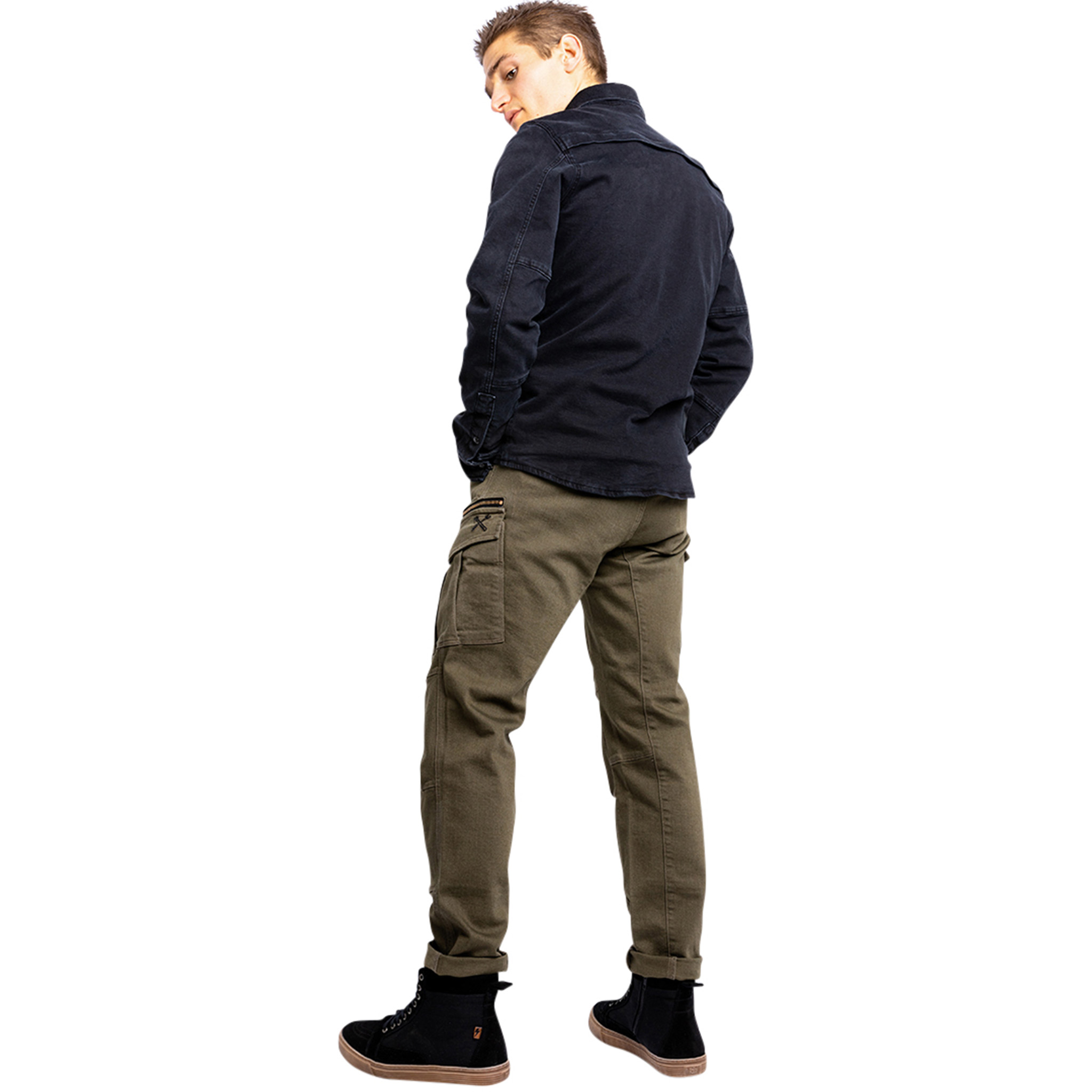 John Doe-Defender Mono Cargo Motorradhose olive 34/32-2100011999026242