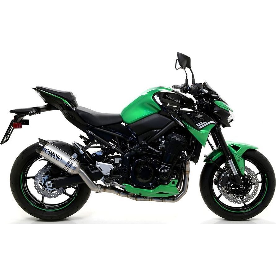 Arrow Exhaust Auspuff Thunder 71912AK Alu/Carbon für Z 900 48PS 2017-2024 - Motorradteile & Ersatzteile - Auspuff