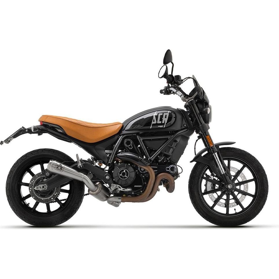 Arrow Exhaust Auspuff Pro-Race 71951PRI Edelstahl f. Duc Scrambler 800 21- - Motorradteile & Ersatzteile - Auspuff