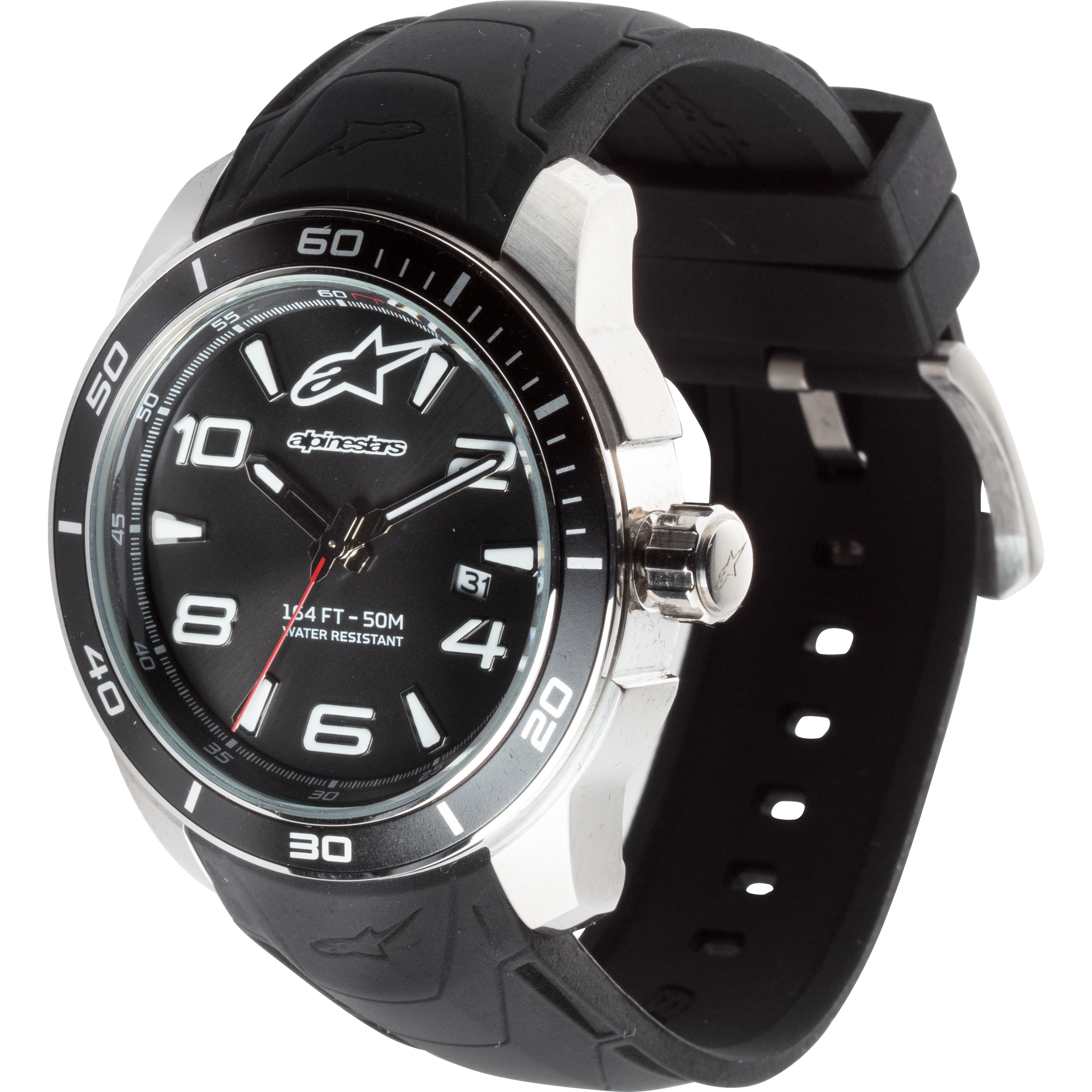 Alpinestars Armbanduhr Tech Watch 3H White - Motorradzubehör - Geschenkideen