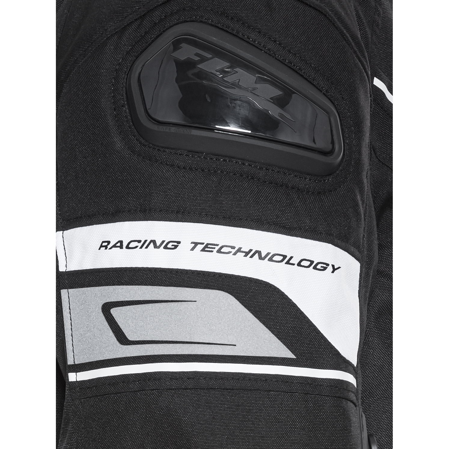 FLM-Octane Textiljacke schwarz/weiß XL-2016611999004011