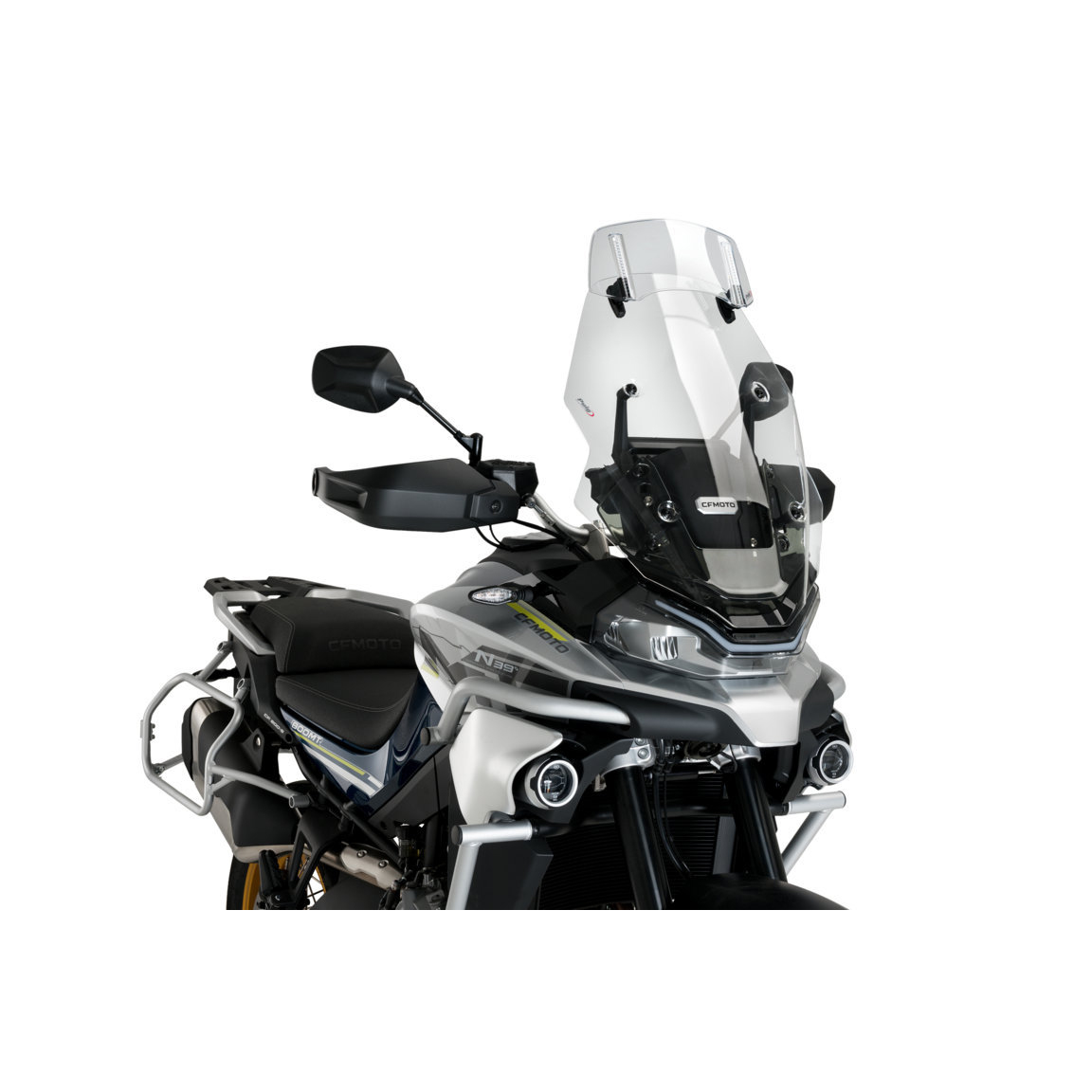 Puig Tourenscheibe mit Aufsatzspoiler getönt für CF Moto 800 MT S - Motorradteile & Ersatzteile - Anbauteile