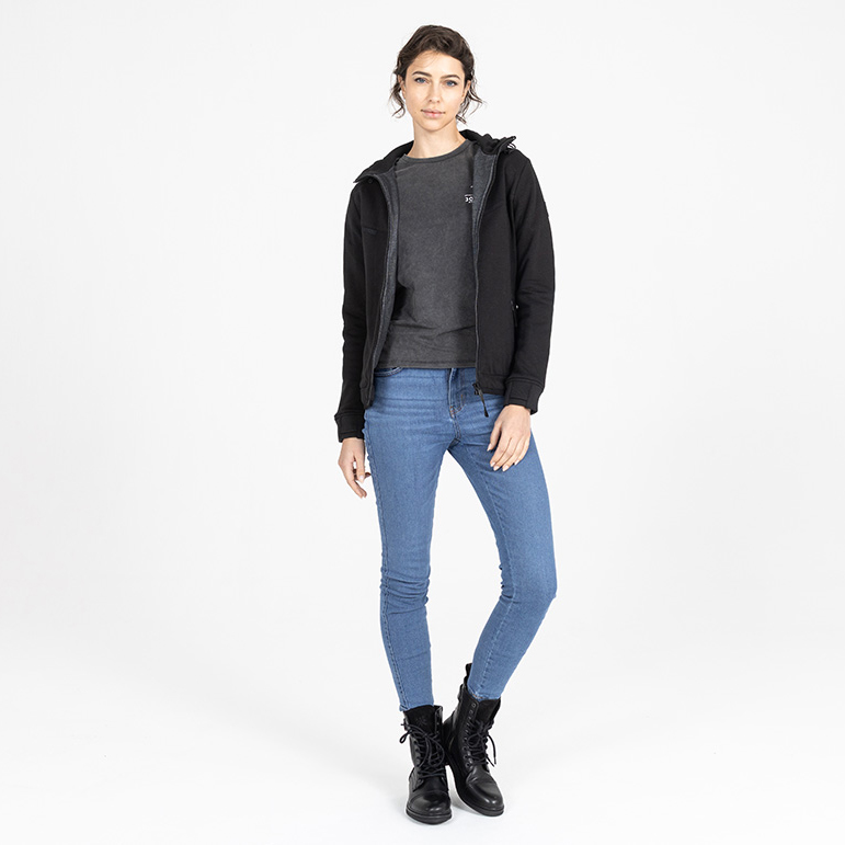 John Doe-XTM Damen Hoodie V3 schwarz XS-0001681005001007