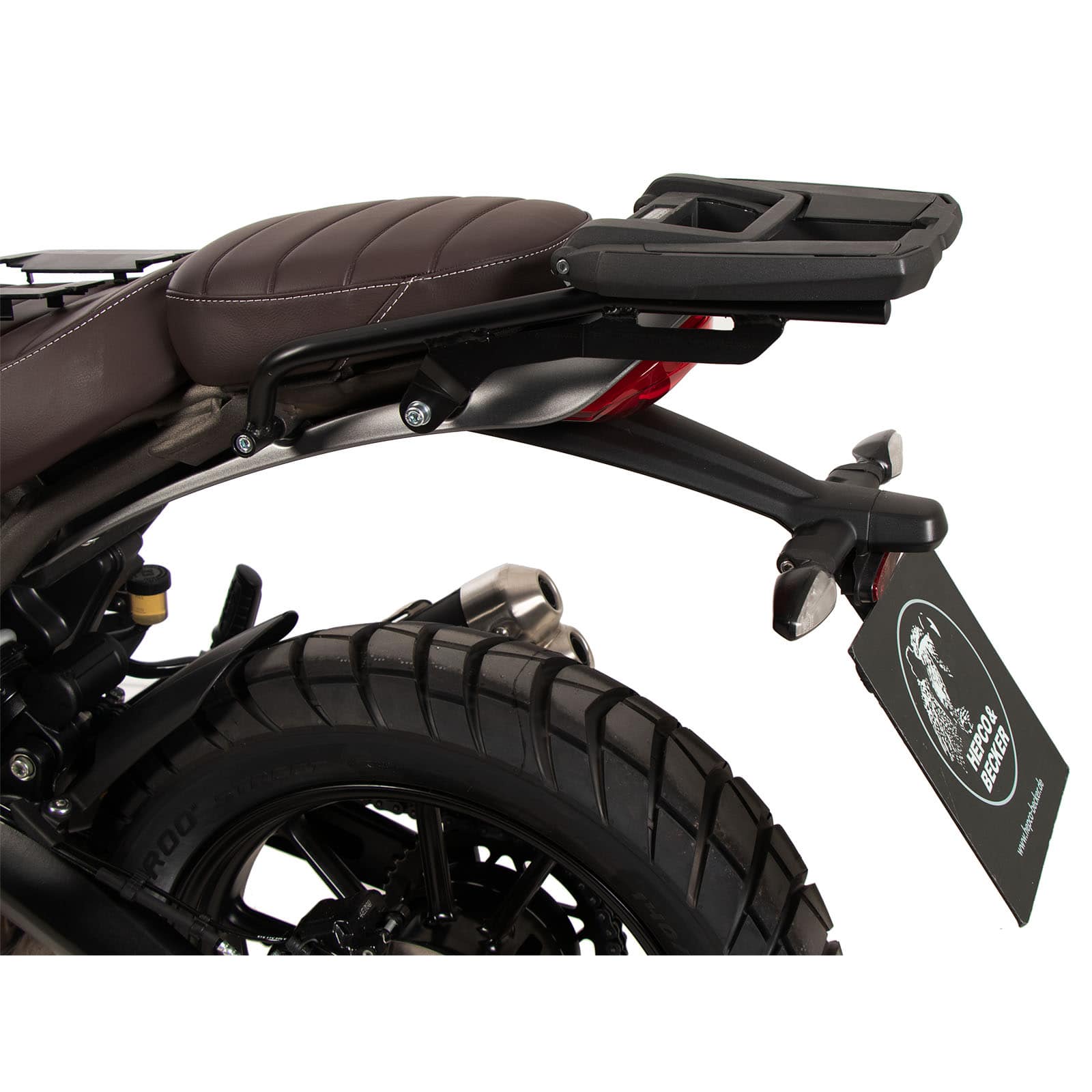 Hepco & Becker Gepäckträger Easyrack schwarz für Triumph Scrambler 400 X - Motorradzubehör - Motorradgepäck
