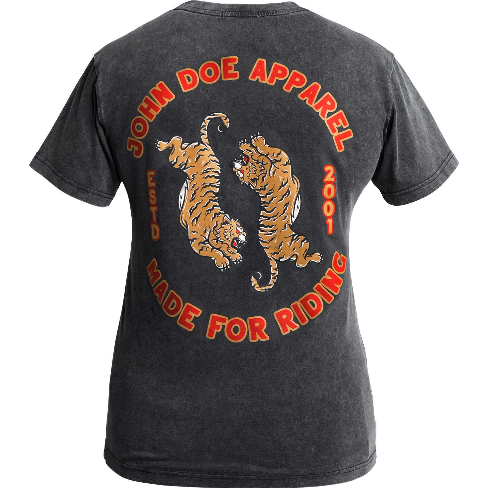 John Doe-T-Shirt Damen Tiger II Fade Out schwarz L-8021321999001110