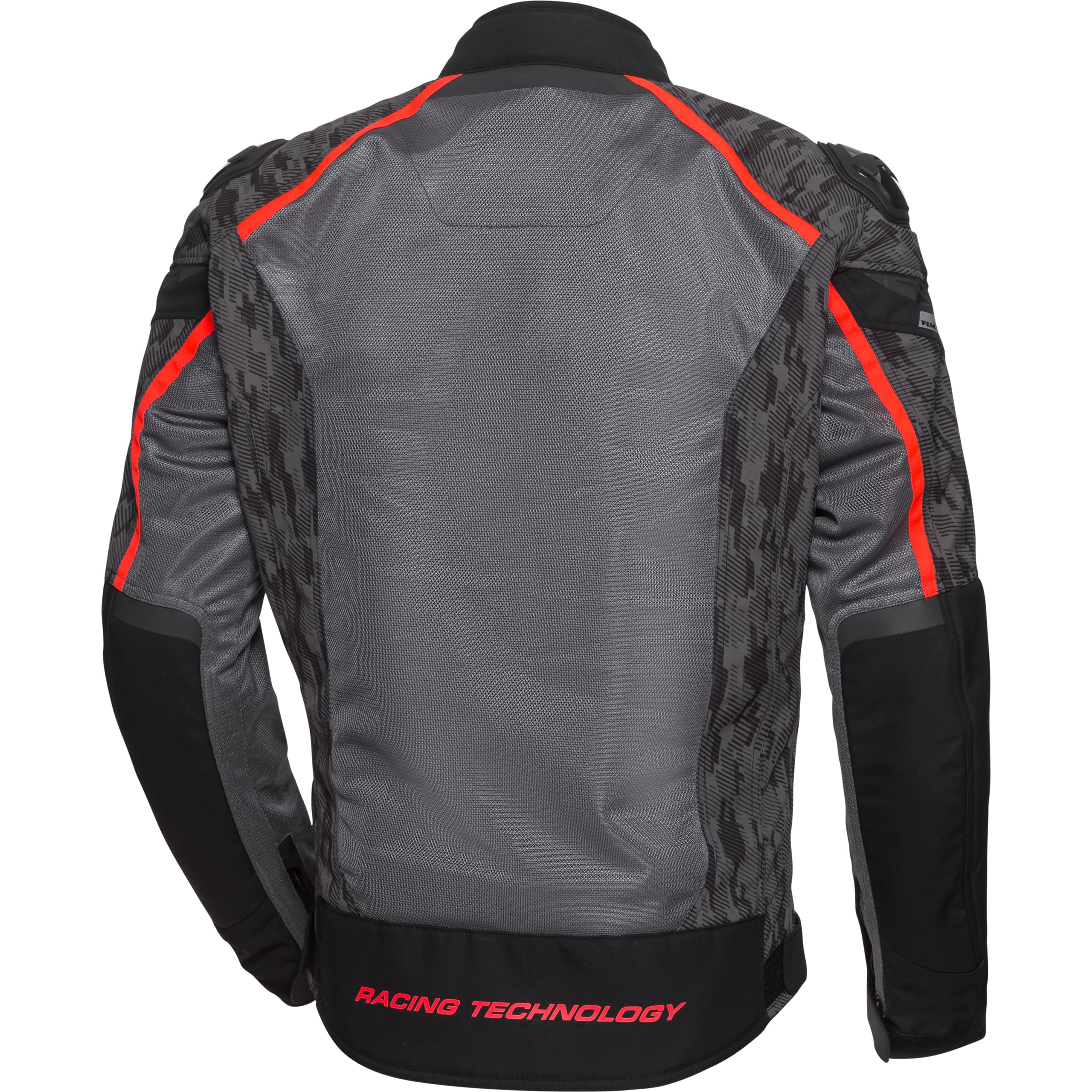 FLM-Sports Textil Jacke 1.2 grau/rot-2014221999002