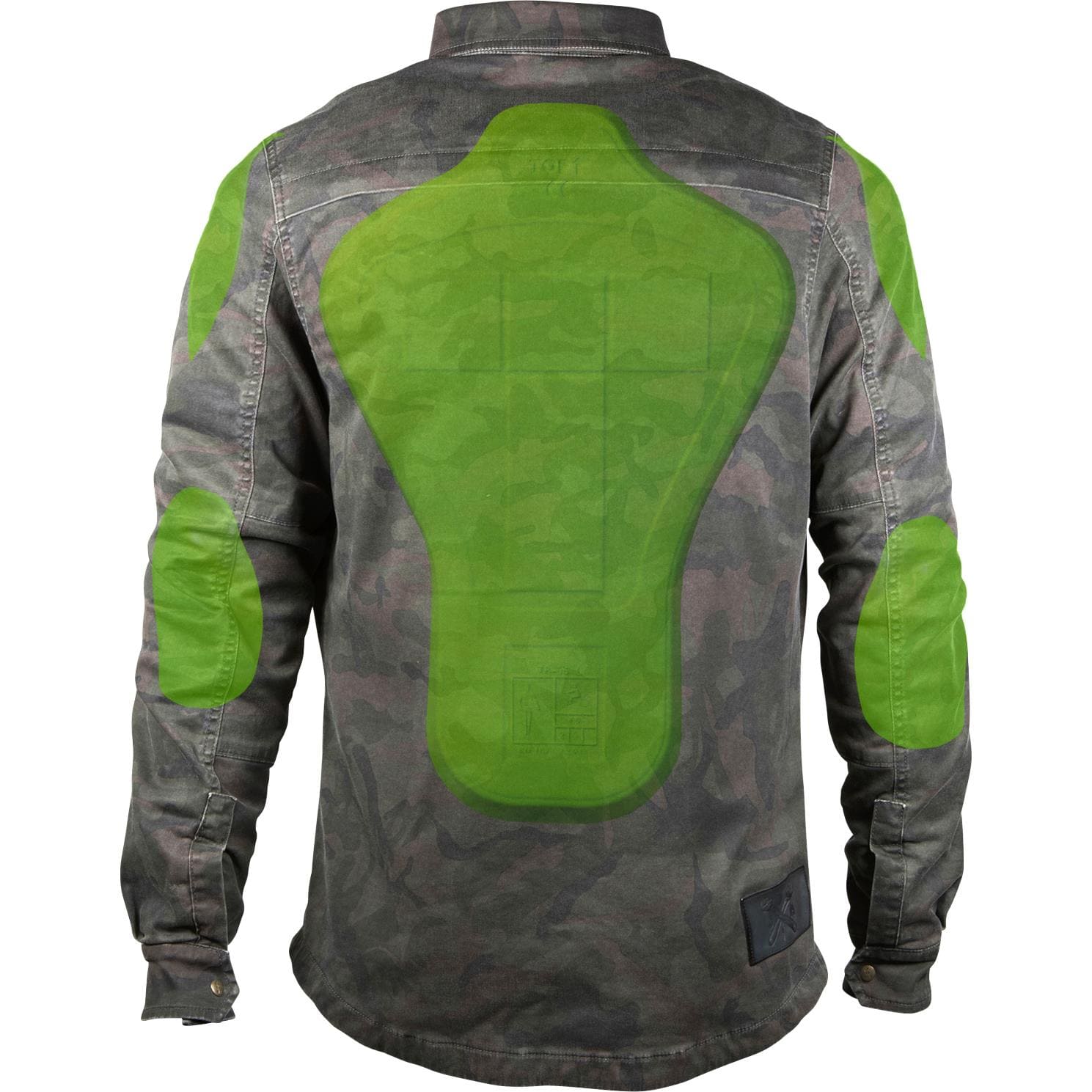 John Doe-Motoshirt Hemd camouflage XXL-2013811999005012