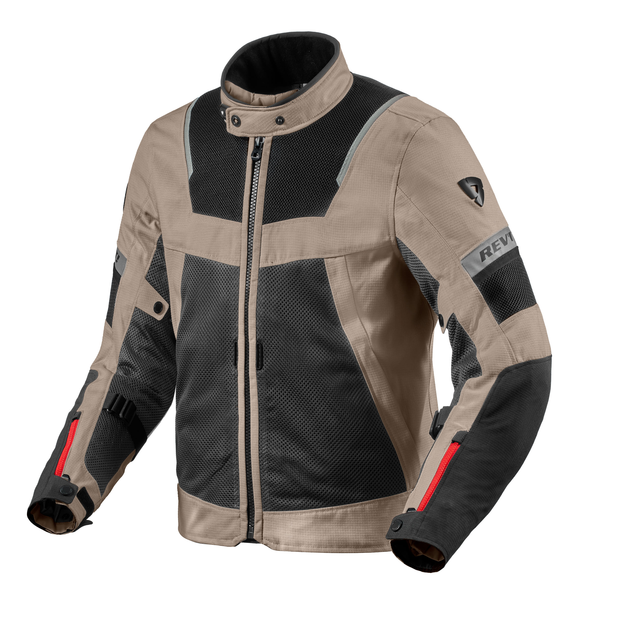REV'IT! Tornado 4 H2O Jacke sand/schwarz M - Motorradbekleidung - Motorradbekleidung Herren
