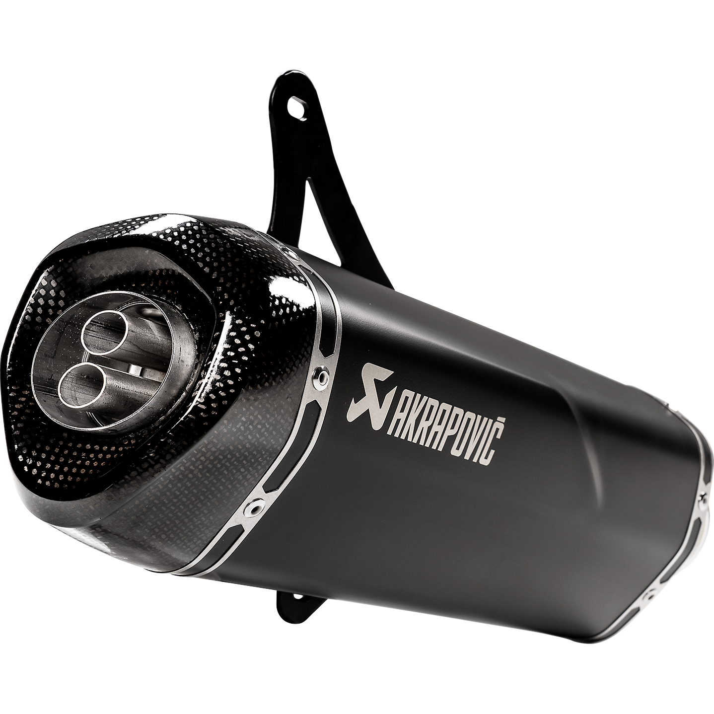 Akrapovic Échappement Slip-On oK acier inox noir pour Vespa GTS/GTV