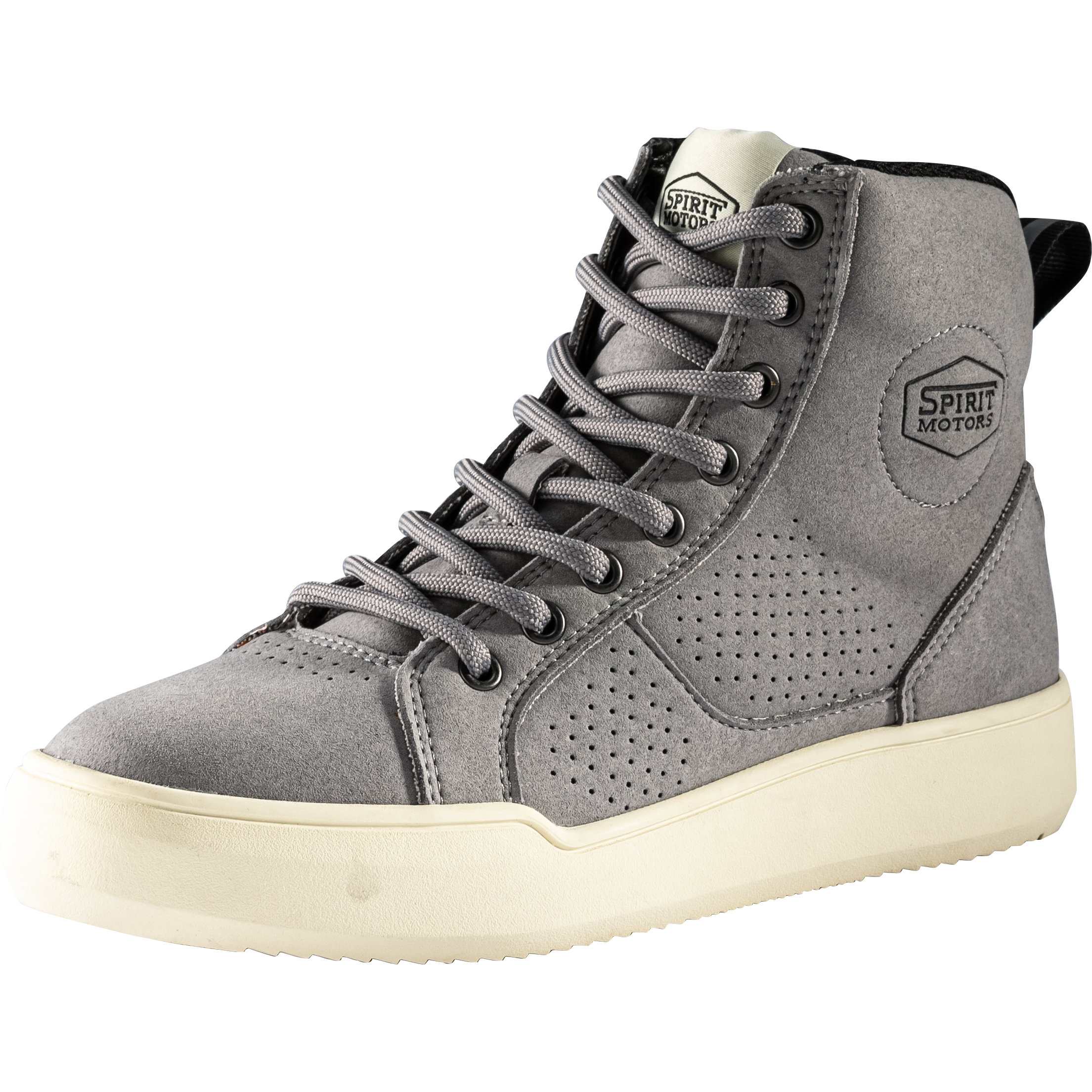 Spirit Motors Mary Taillight Damen Motorradschnürstiefel kurz grau 41 - Motorradbekleidung - Lifestyle Motorradbekleidung