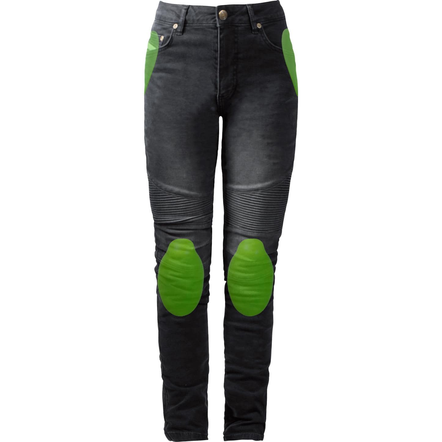 John Doe-Betty Biker Damen Jeans schwarz-2104691999001