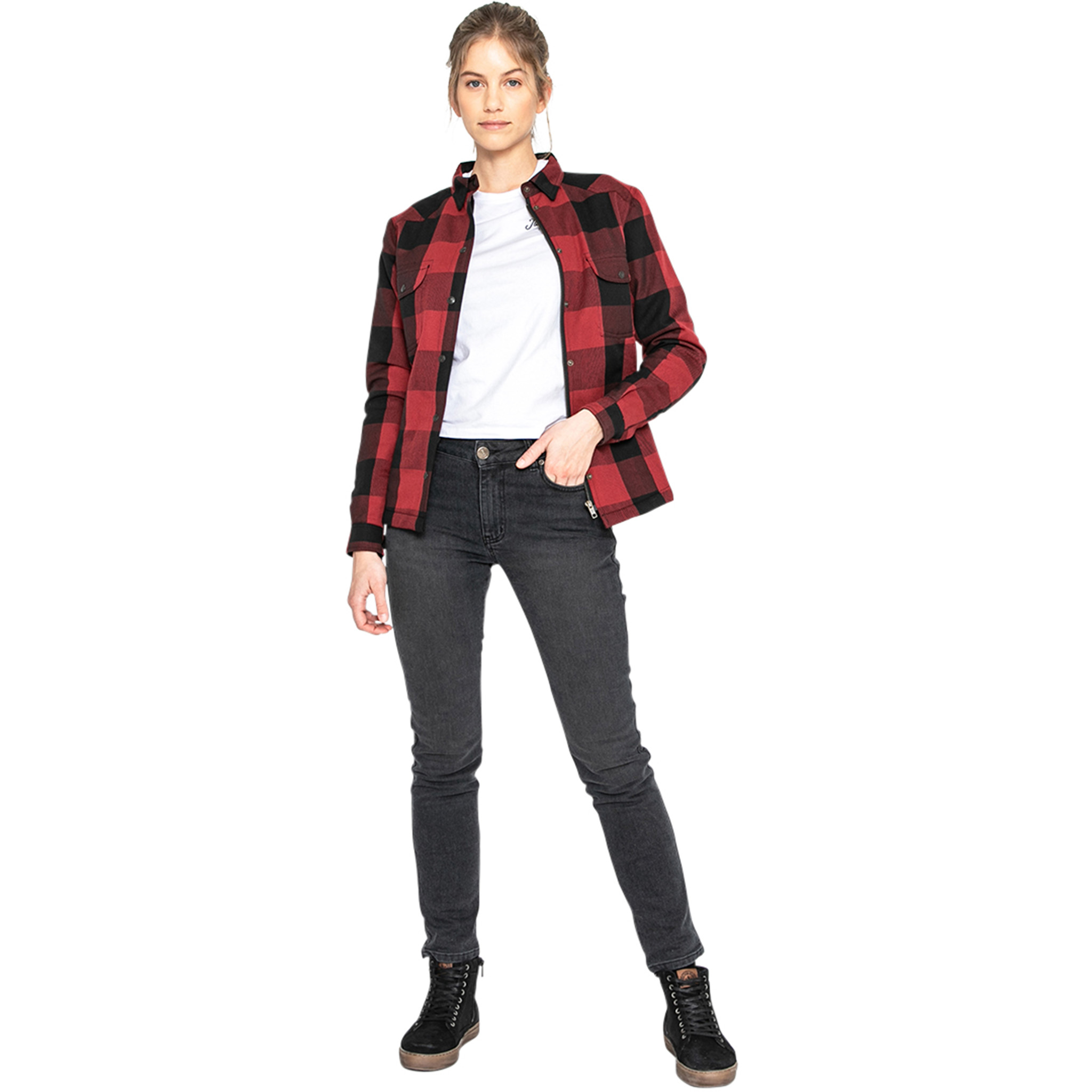 John Doe-Lumberjack Motoshirt Jacke rot XXL-2011921999002012