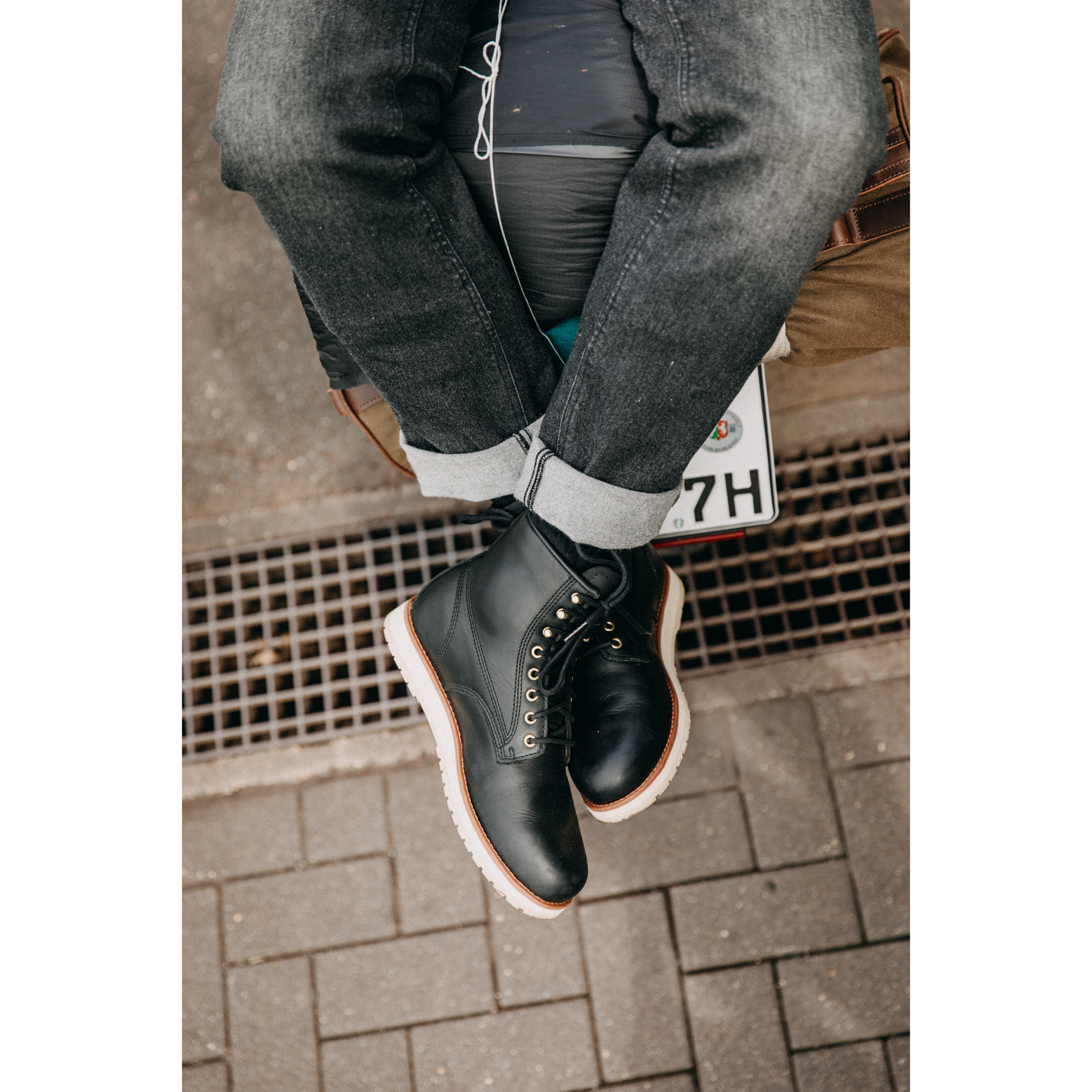 Spirit Motors-Robby Wings Motorradschnürstiefel kurz-3006691999001742