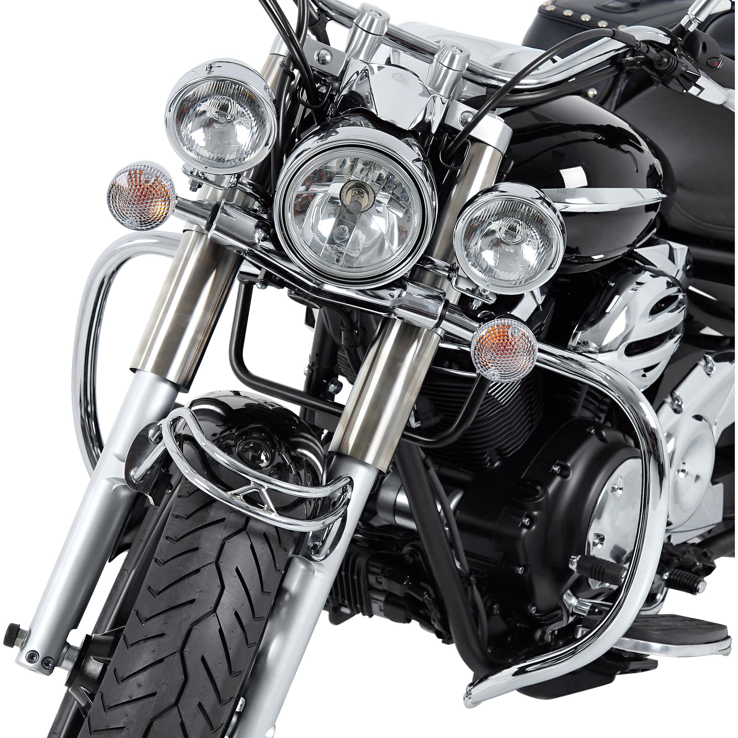 Hepco & Becker Fender Guard vorne chrom für Yamaha XVS 950 Midnight Star - Motorradzubehör - Werkstattzubehör