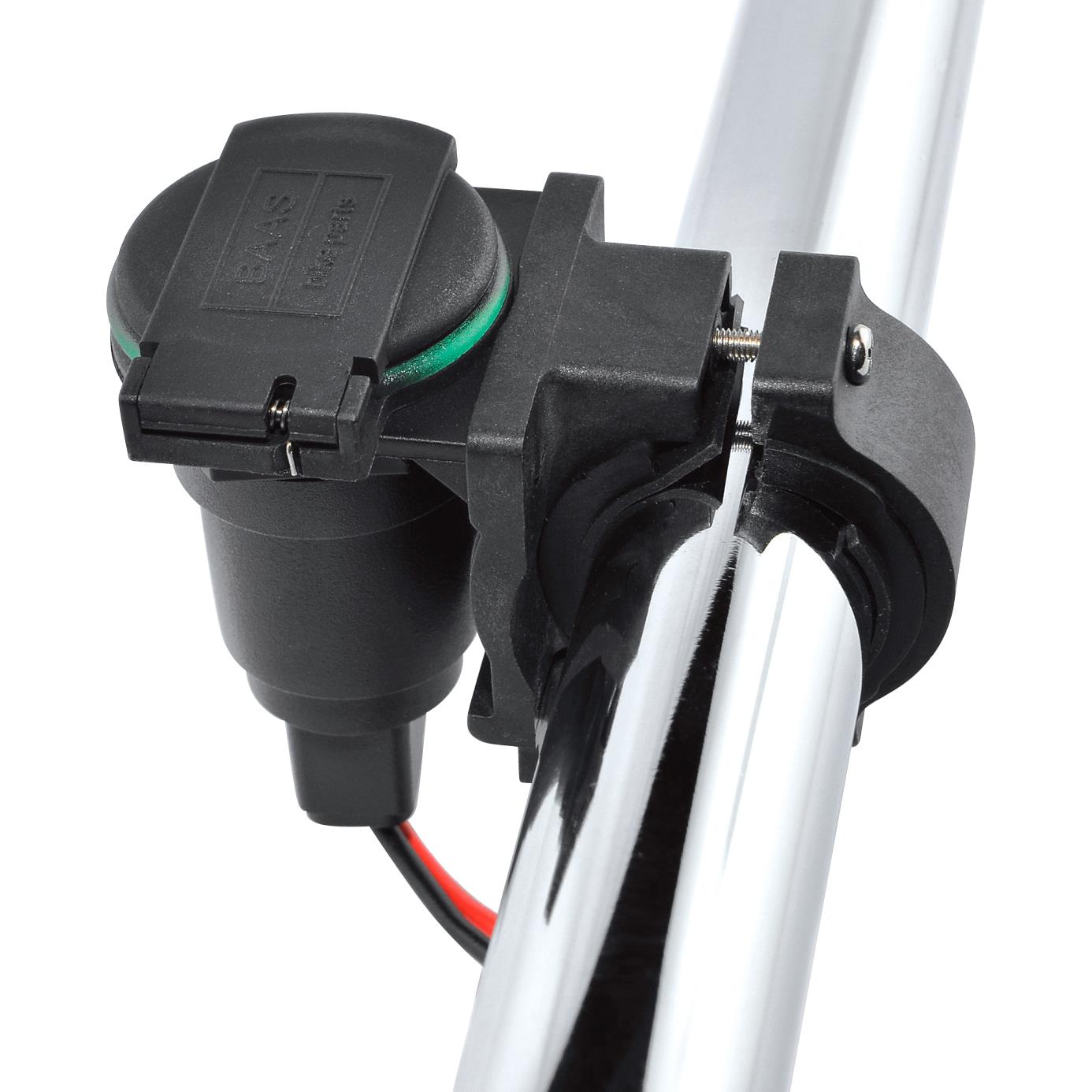 Baas Bikeparts-Lenkerklemme ZAH 22/25,4/28mm für ZA01/ZA02/USB6 Steckdosen-5703041023000570