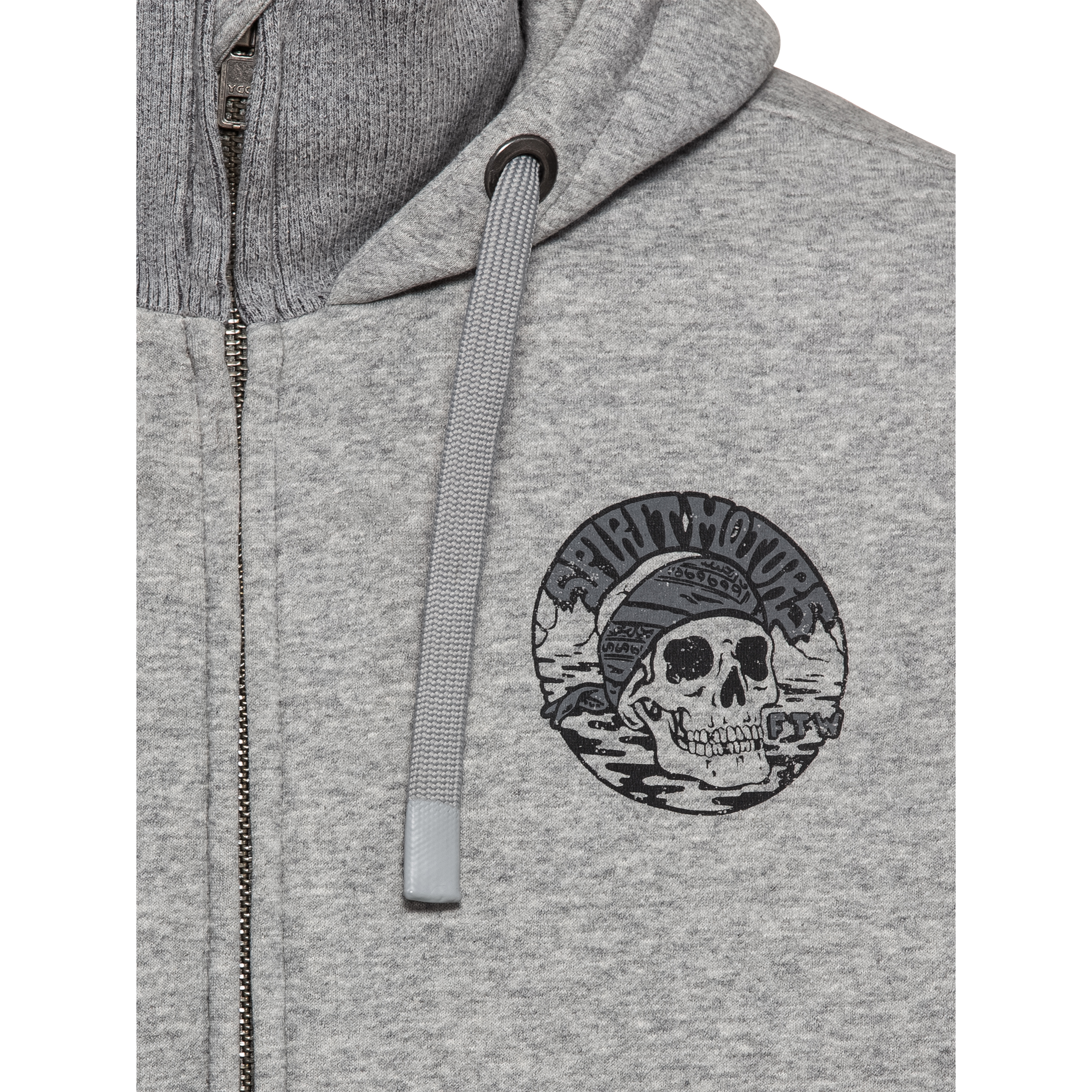 Spirit Motors-Rambling Roger Moto Hoodie grau XL-2019271999004011