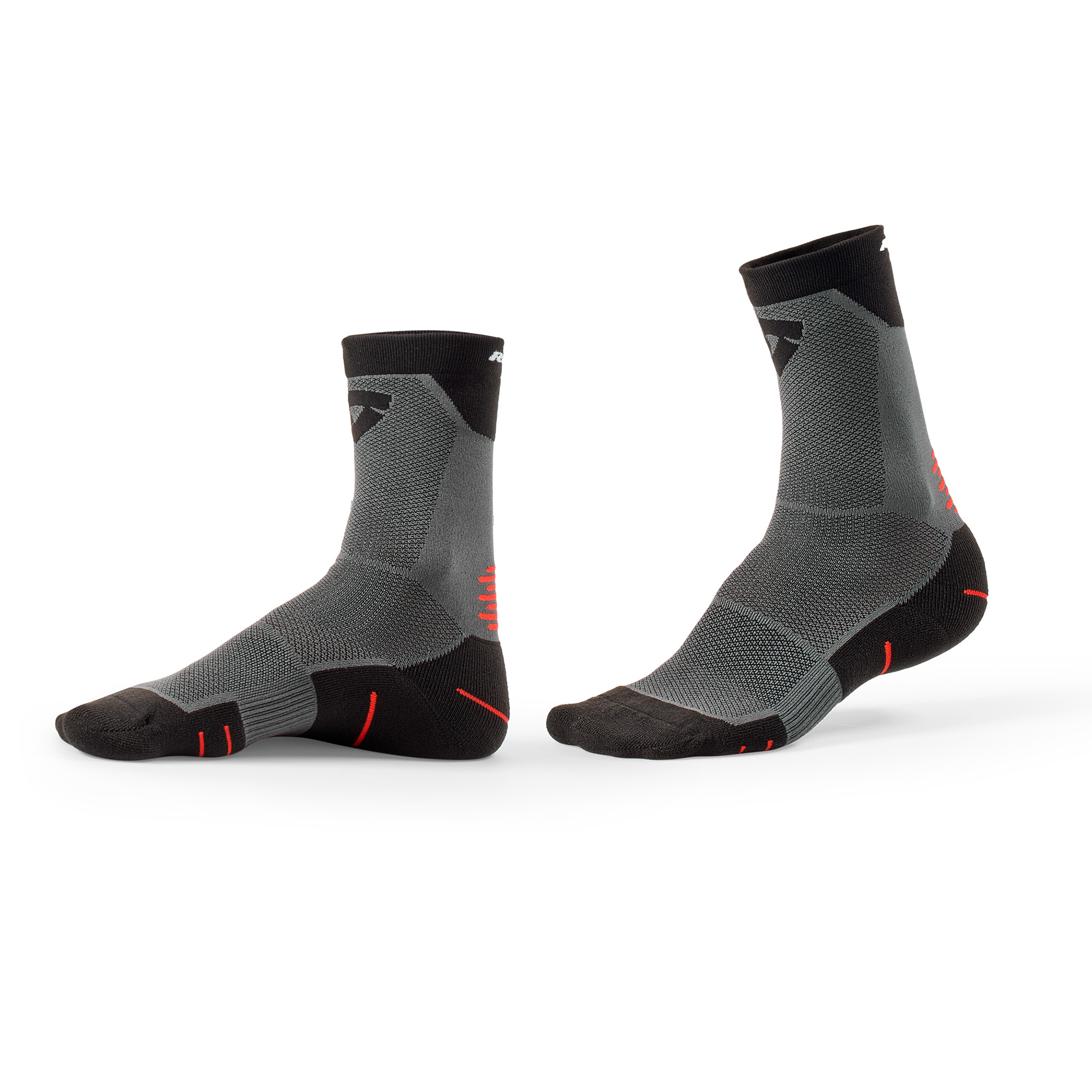 REV'IT! Charger 2 Socken grau/schwarz 35-38 - Motorradbekleidung - Wetterschutzkleidung