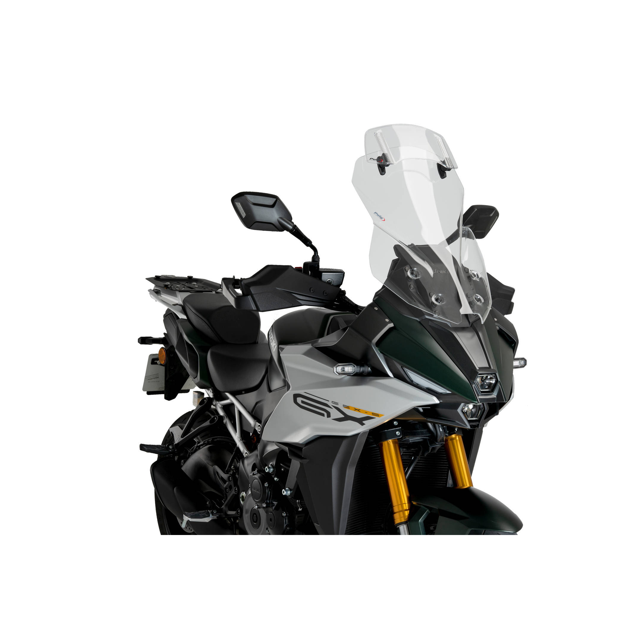 Puig Tourenscheibe mit Aufsatzspoiler klar für GSX-S 1000 GX - Motorradteile & Ersatzteile - Verkleidungen & Abdeckungen