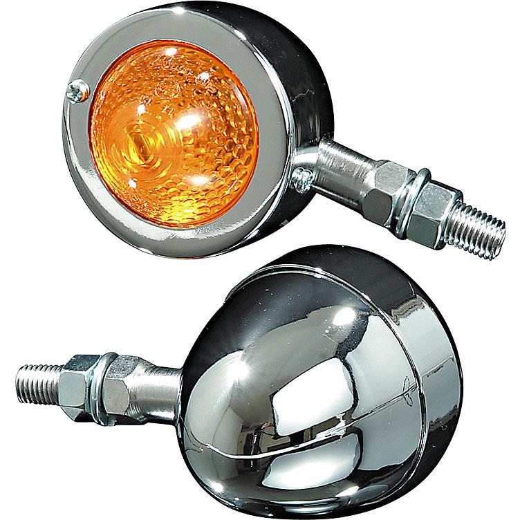 Shin Yo-Blinker Bullet Pike 12V/10W M10 Metall Ø58mm chrom-5540691021000070
