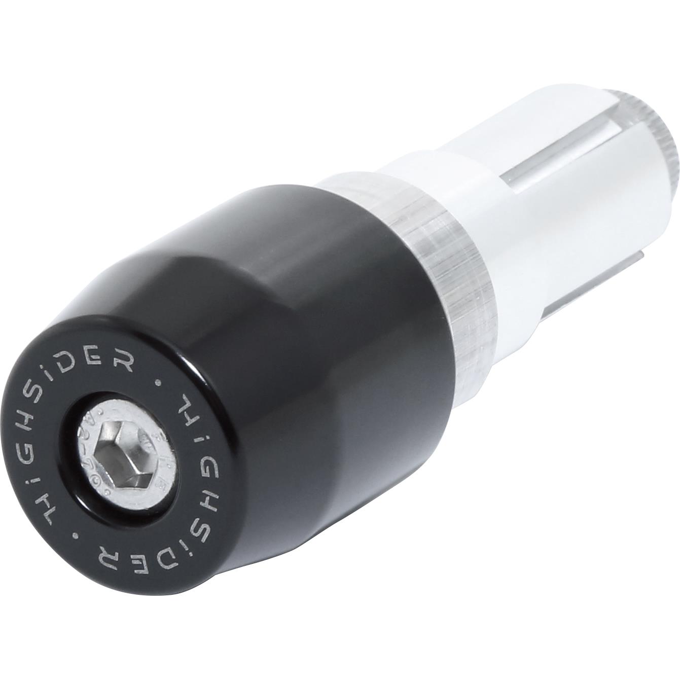 Highsider Lenkergewichte EVO Alu für 12 bis 21 mm Innen-Ø schwarz - Motorradteile & Ersatzteile - Lenker, Griffe & Hebel