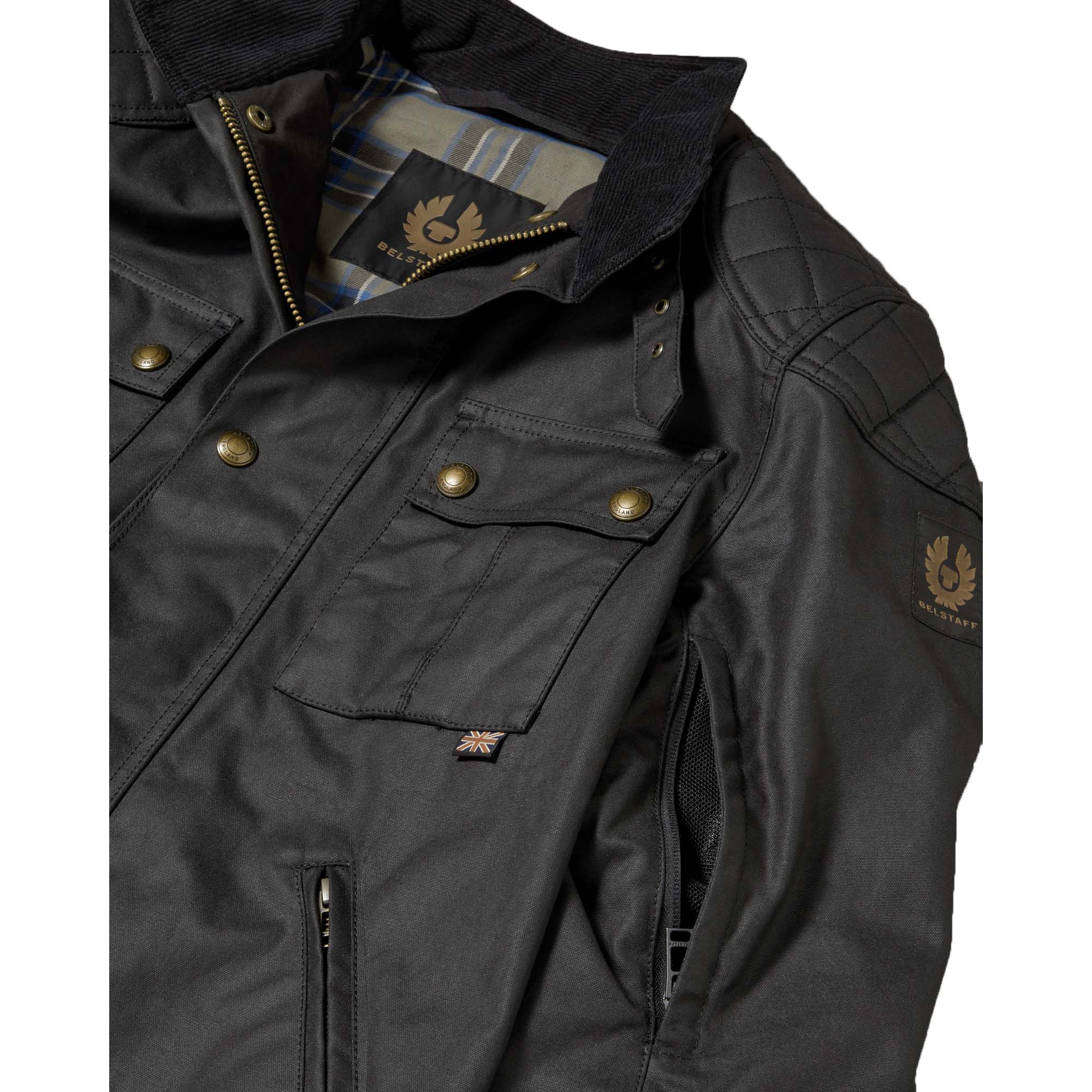 Belstaff-Brooklands Motorradjacke schwarz-0000568003001