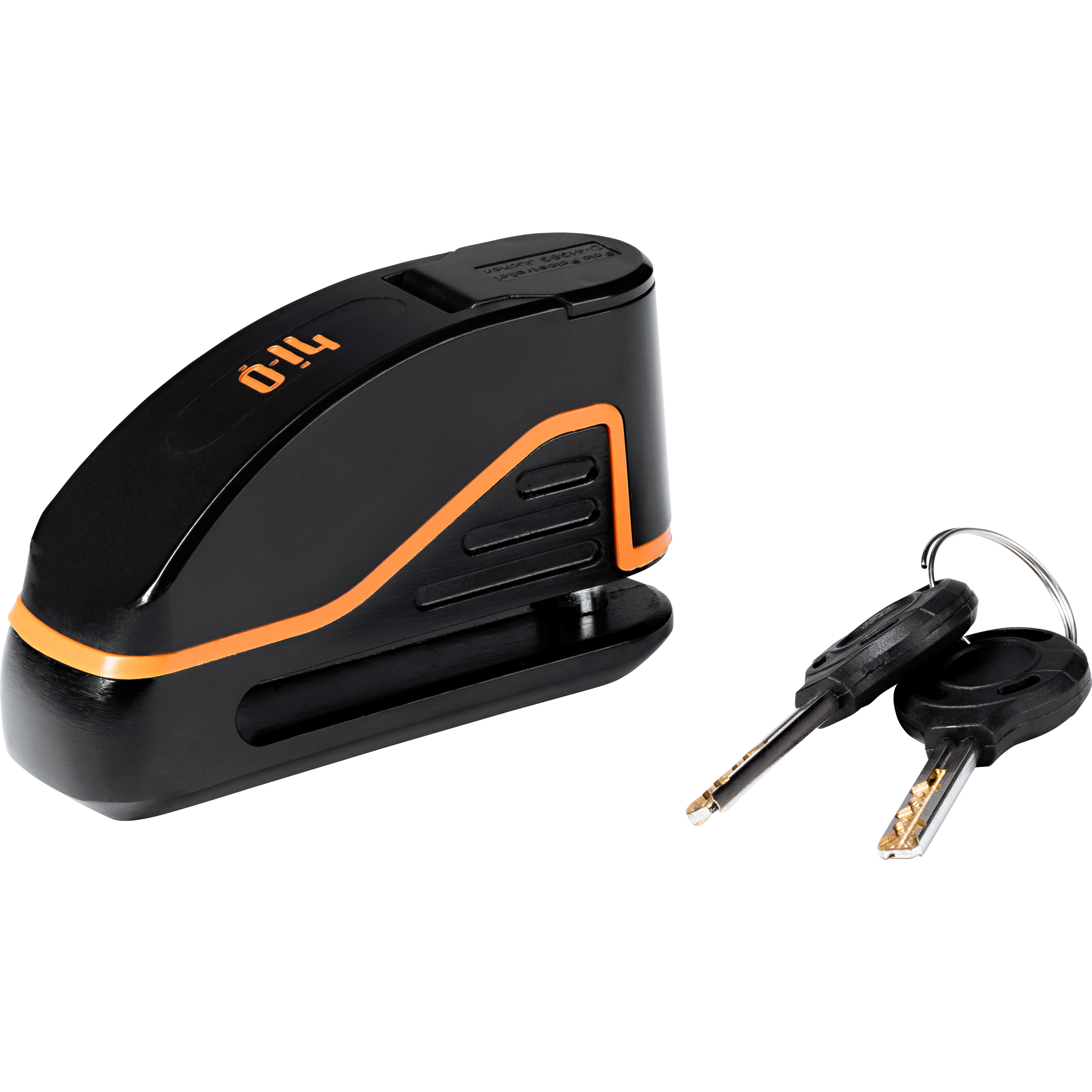 Hi-Q Bike Security Bremsscheibenschloss Ø10mm CBR10K schwarz/orange - Motorradzubehör - Diebstahlschutz