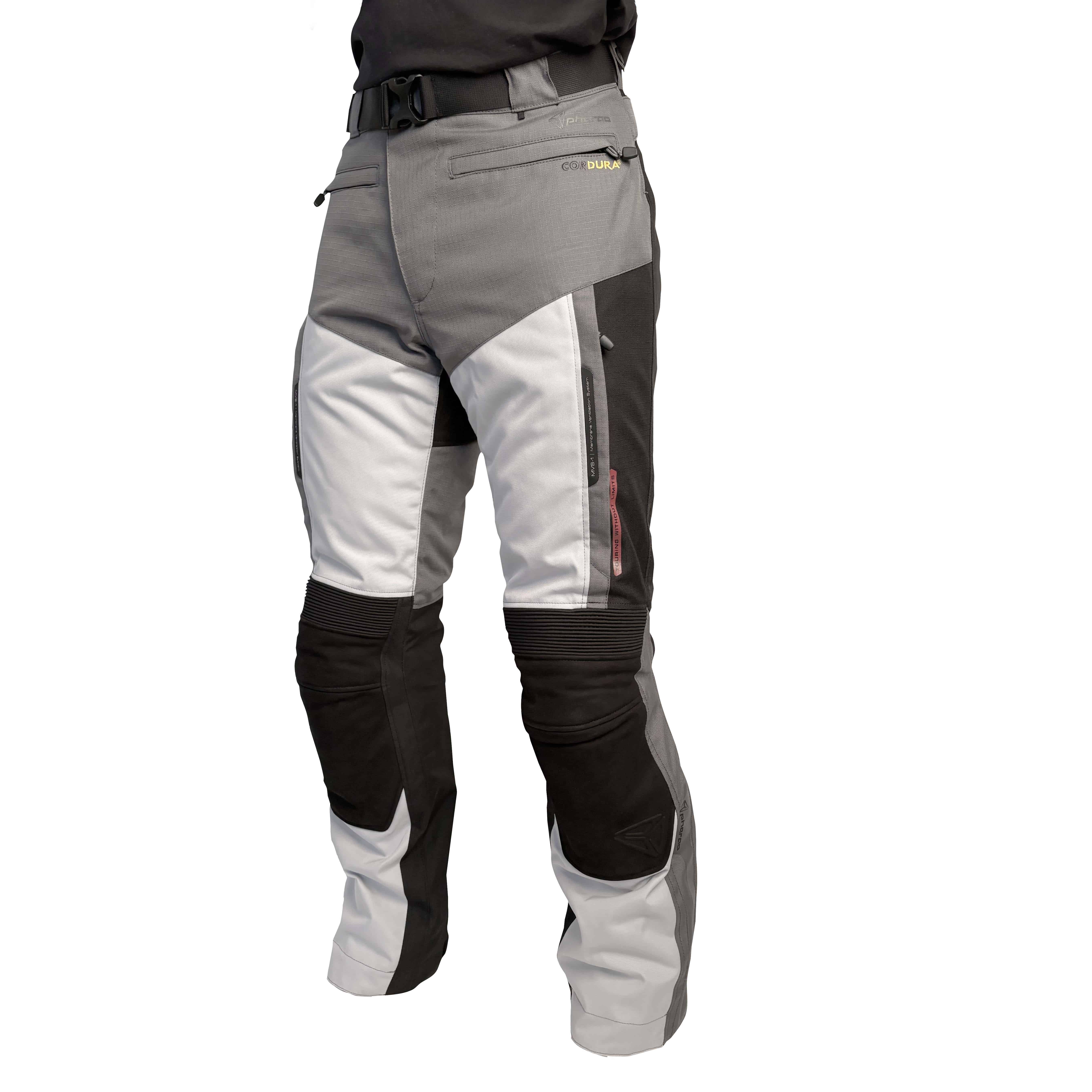 Pharao-Jucar WP Leder-/Textilhose schwarz/grau-0000852003048