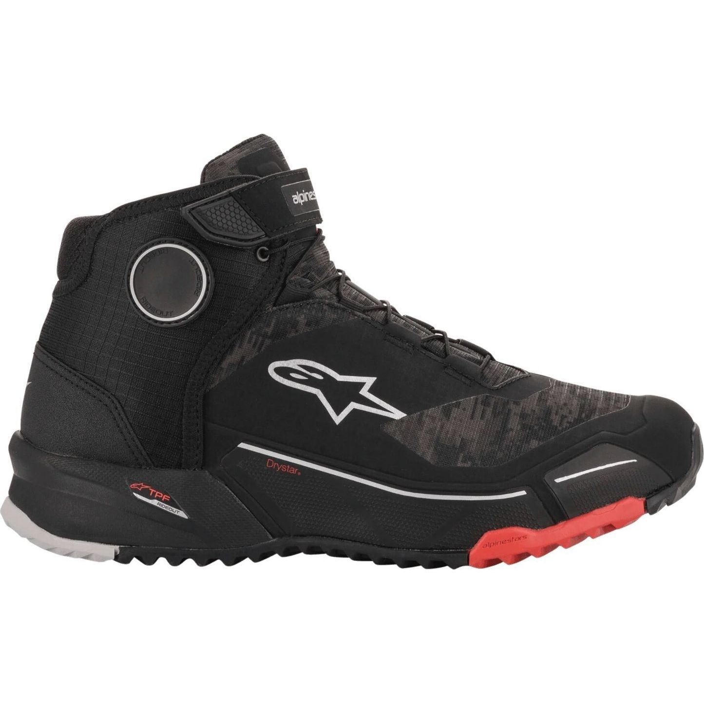 Alpinestars-CR-X Drystar Riding Schuh schwarz/camo rot 10,5-3005931999022811