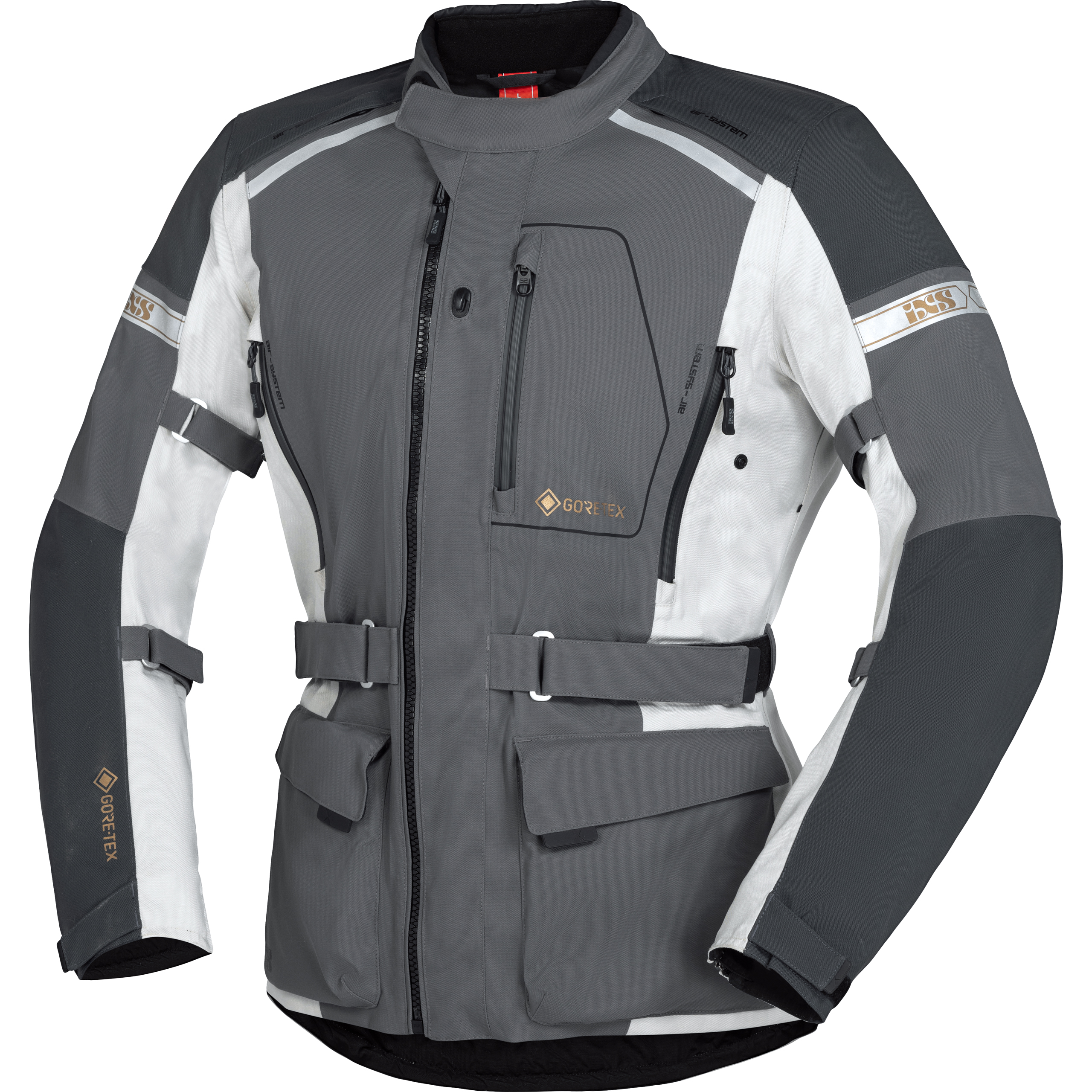 IXS-Tour Textiljacke Master-GTX 2.0 grau/hellgrau 3XL-2018091999007013