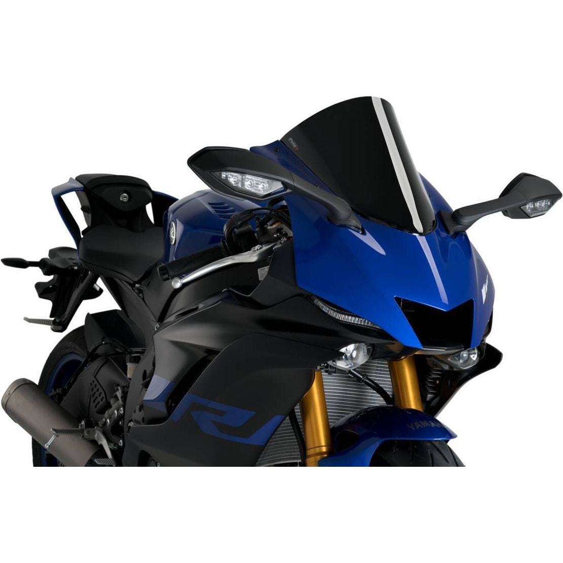 Puig-R-Racer Scheibe schwarz für Yamaha YZF R6/R7 2017-2020/2022--5742811135000050