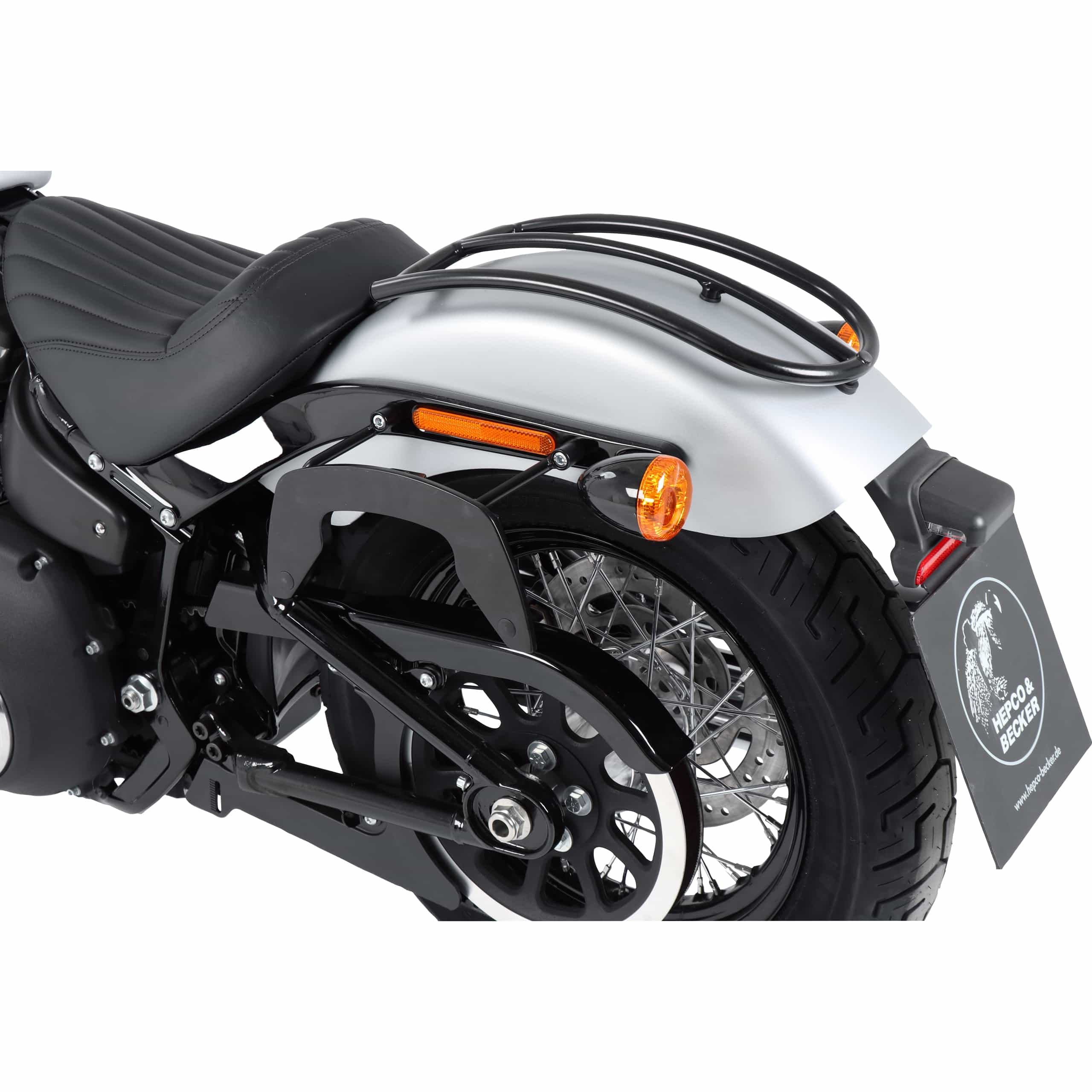 Hepco & Becker C-Bow Seitentaschenhalter schwarz für Softail Standard 2020- - Motorradzubehör - Motorradgepäck