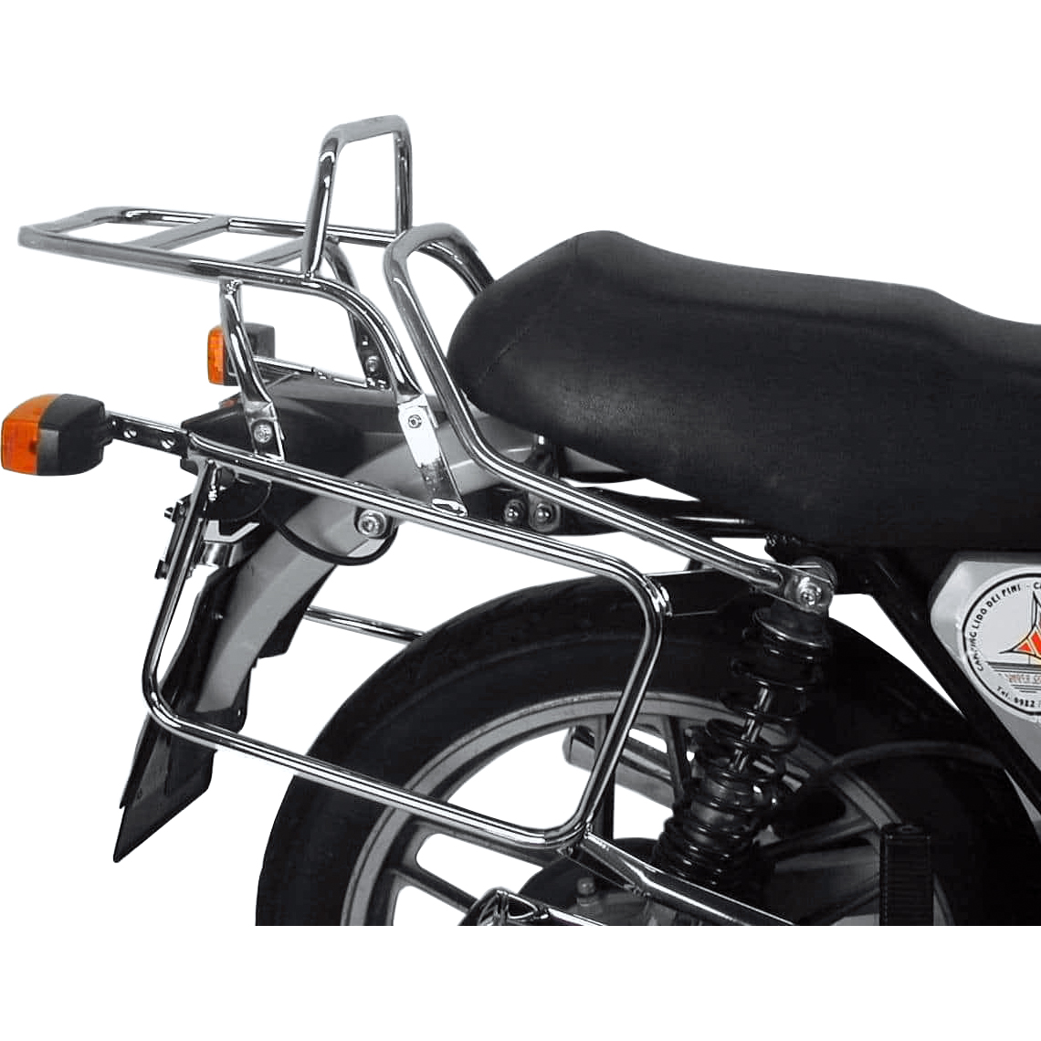 Hepco & Becker Komplett-Kofferträger chrom für Moto Guzzi V 35 I/II - Motorradzubehör - Motorradgepäck
