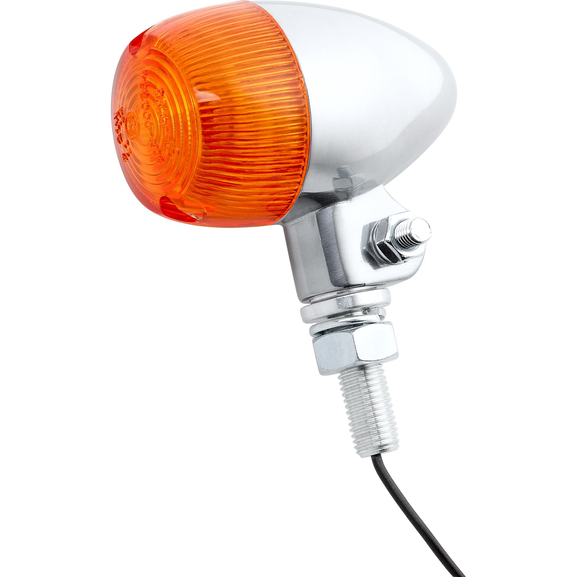 HIGHSIDER smart-Blinker Bullet Light 1 12V/21W M10 Stange Alu poliert-5548721021000180