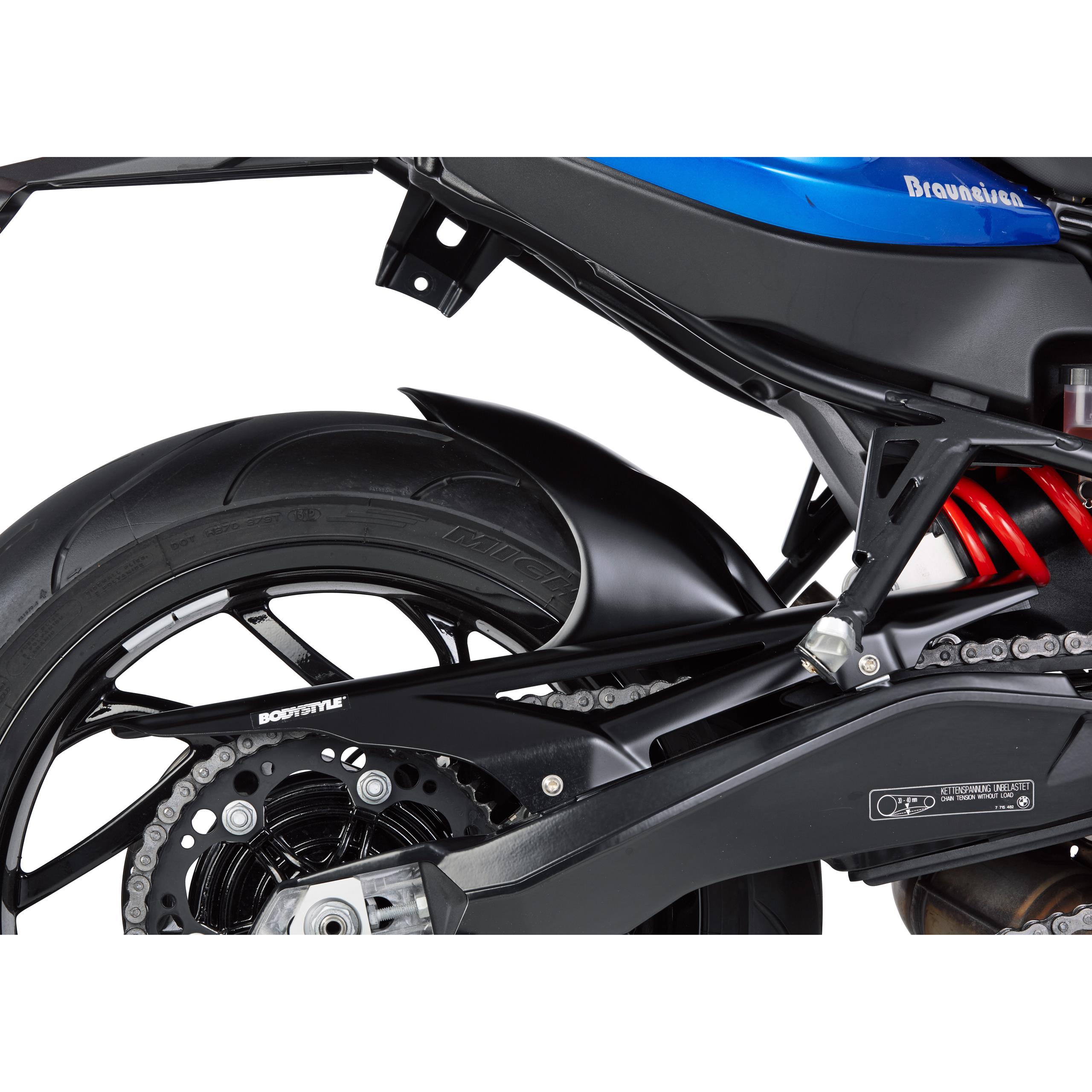 Bodystyle Hinterradabdeckung Sportsline matt schwarz für BMW F 800 R - Motorradteile & Ersatzteile - Verkleidungen & Abdeckungen