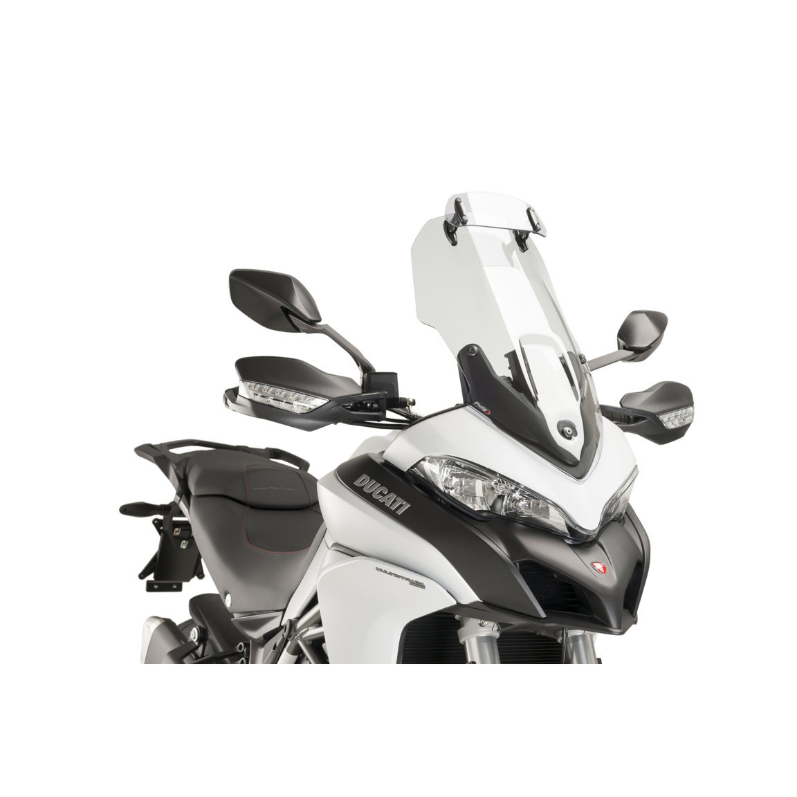 Puig Tourenscheibe mit Aufsatzspoiler klar für Ducati Multistrada - Motorradteile & Ersatzteile - Verkleidungen & Abdeckungen