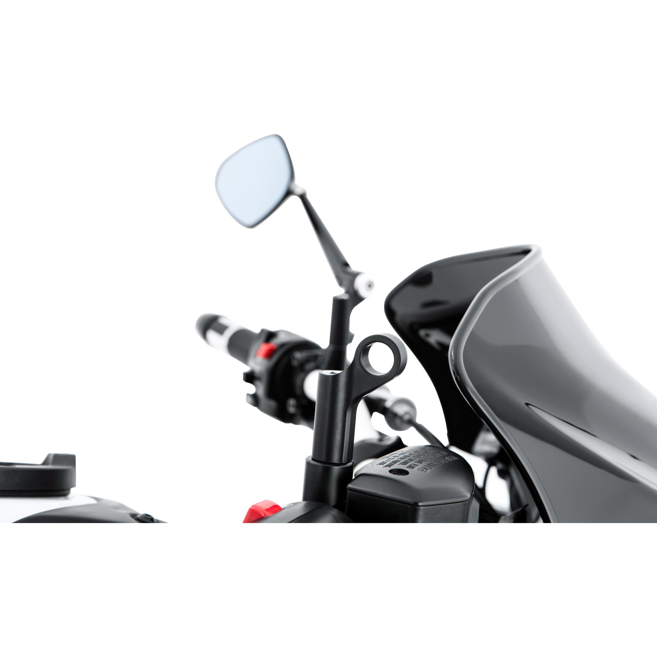 Rizoma Lenkerspiegelaufnahme BS711B M10 schwarz - Motorradteile & Ersatzteile - Motorradspiegel