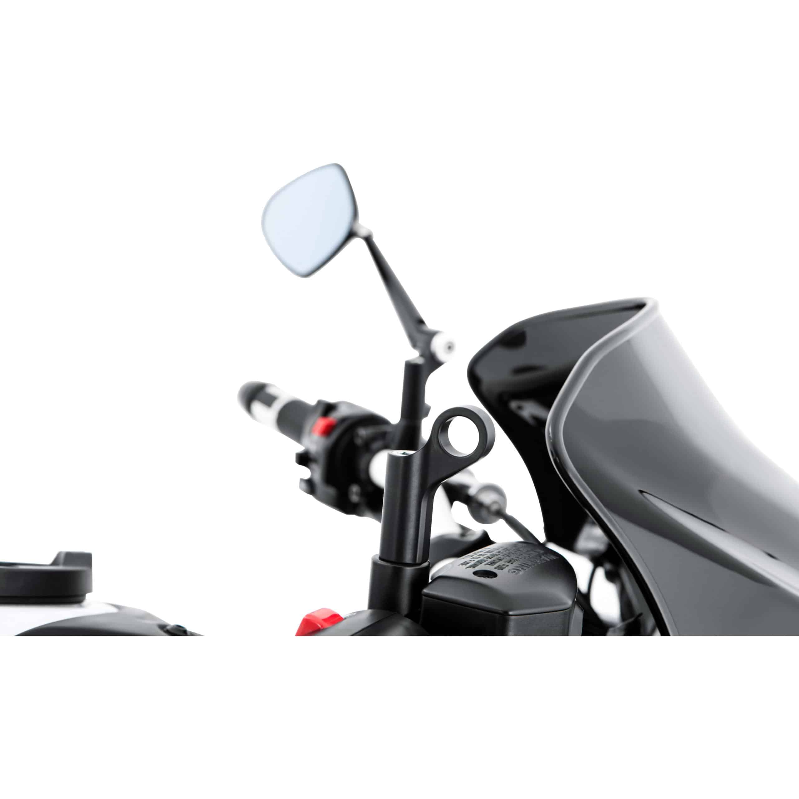 Rizoma Lenkerspiegelaufnahme BS787B M10+M8 schwarz - Motorradteile & Ersatzteile - Motorradspiegel