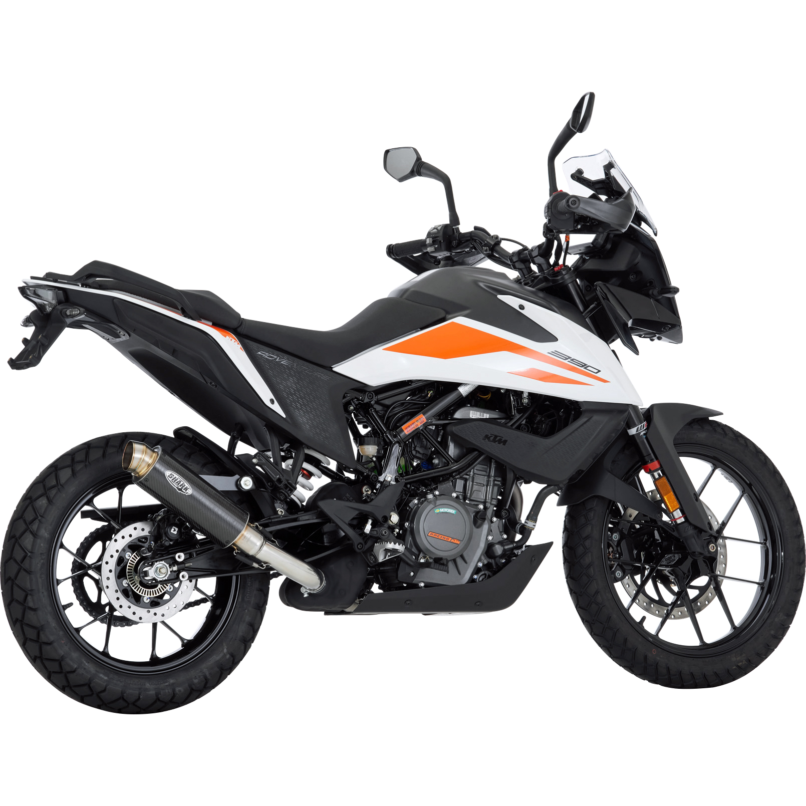 Shark exhaust SRC4 silencieux court carbone pour KTM 390 Adventure
