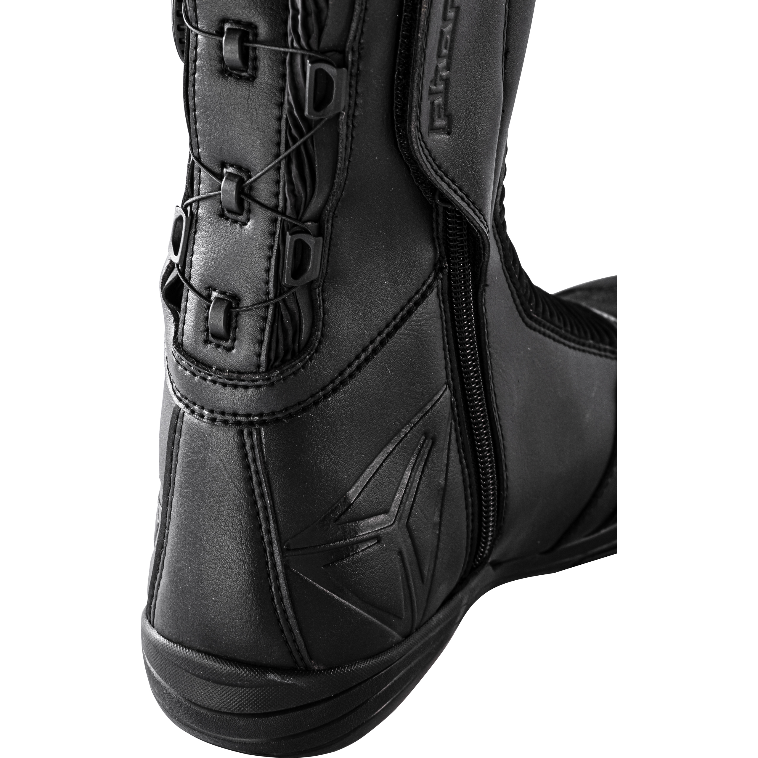 Pharao-Delta WP Motorradschnürstiefel lang schwarz 41-3006561999001741