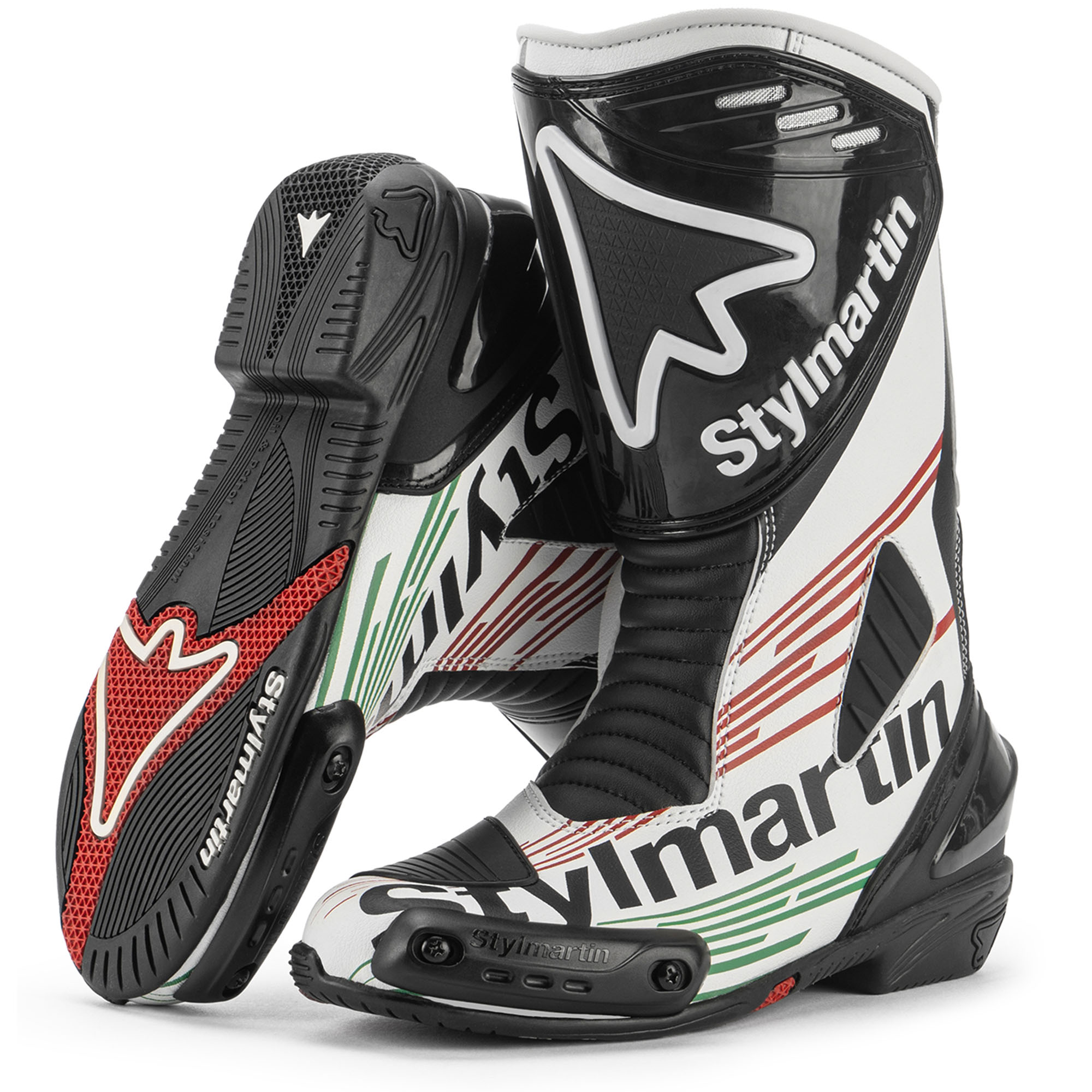 Stylmartin-Dream RS Evo Kinder Motorradstiefel weiß/schwarz 37-0001840999114737
