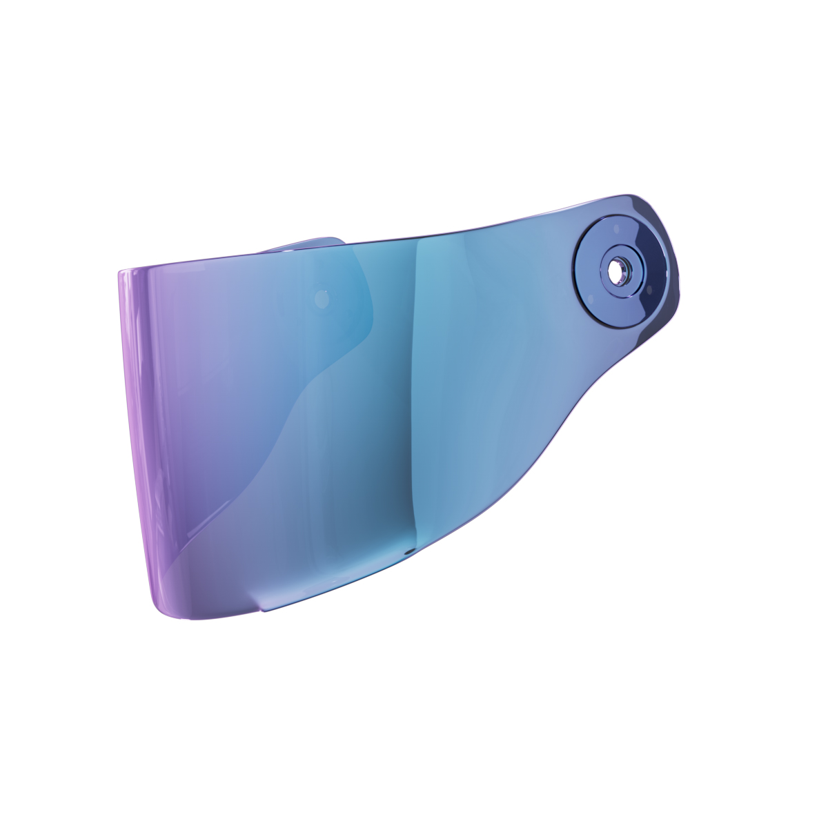 John Doe JD/ONE Race Visier blau/silber verspiegelt - Helme & Brillen - Helmvisiere