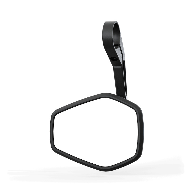 HIGHSIDER pro-Lenkerendenspiegel für 22/25,4/30mm Esagano-RS lang schwarz-0001741112000000