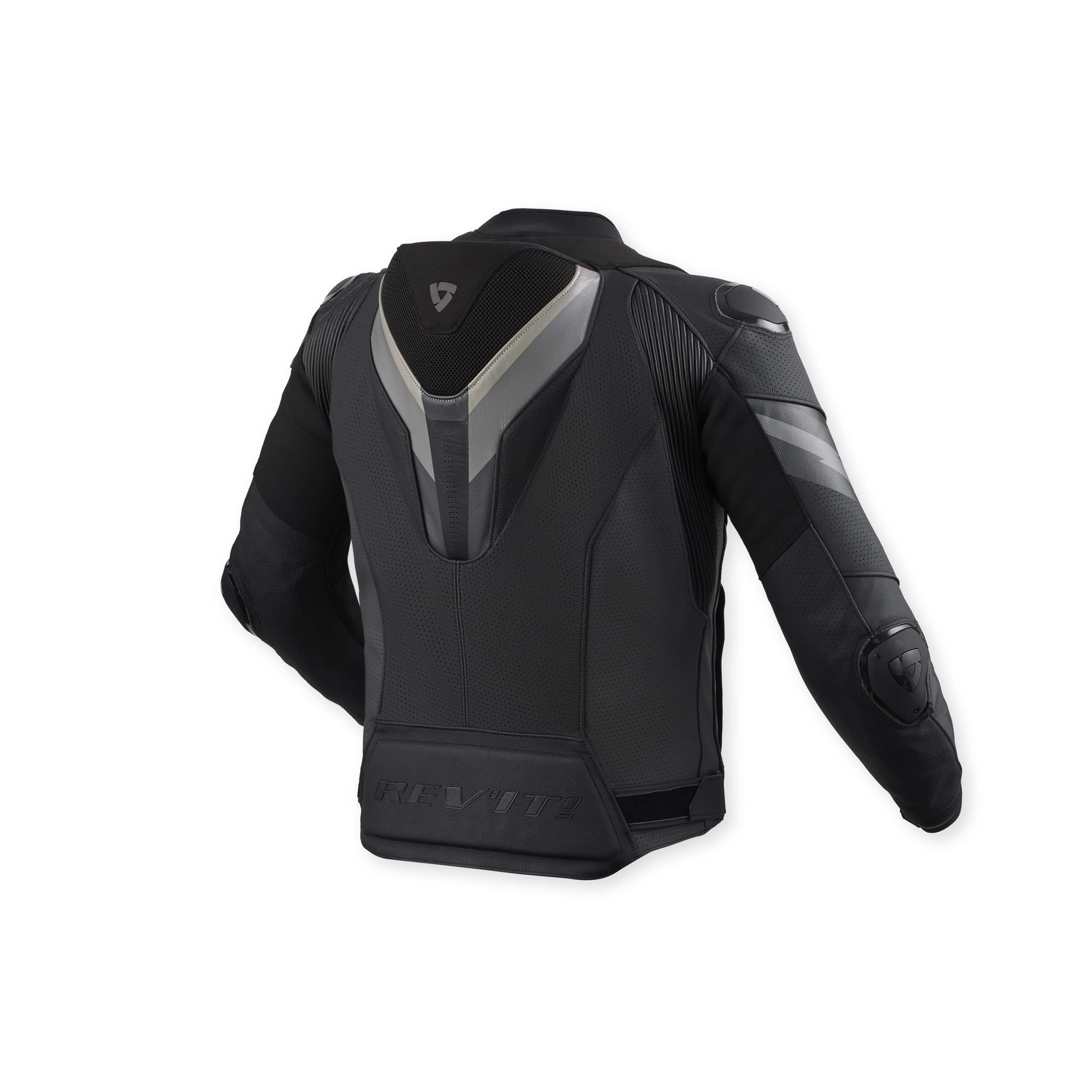 REV'IT!-Quantum 3 Pro Lederjacke schwarz/anthrazit-0000782999084