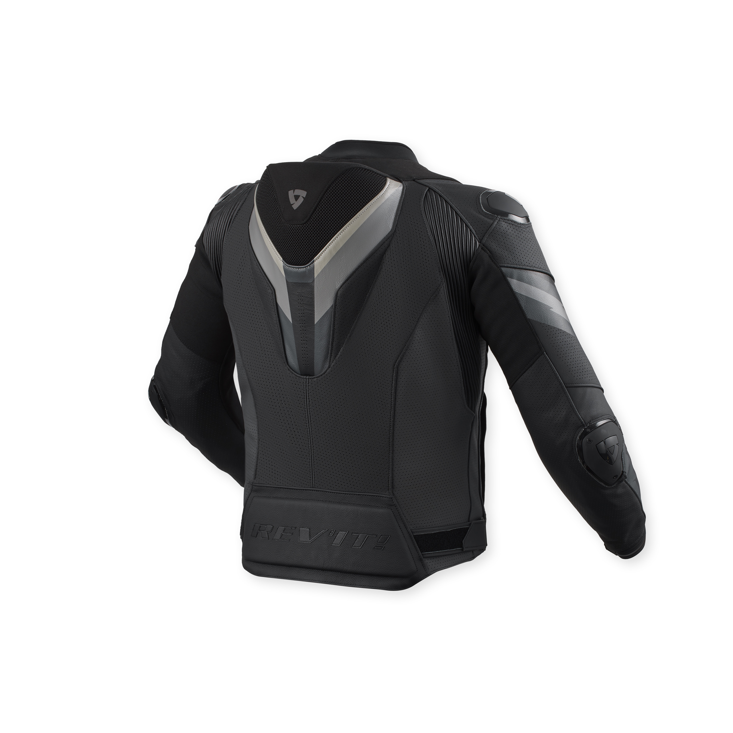REV'IT!-Quantum 3 Pro Lederjacke schwarz/anthrazit 46-0000782999084304