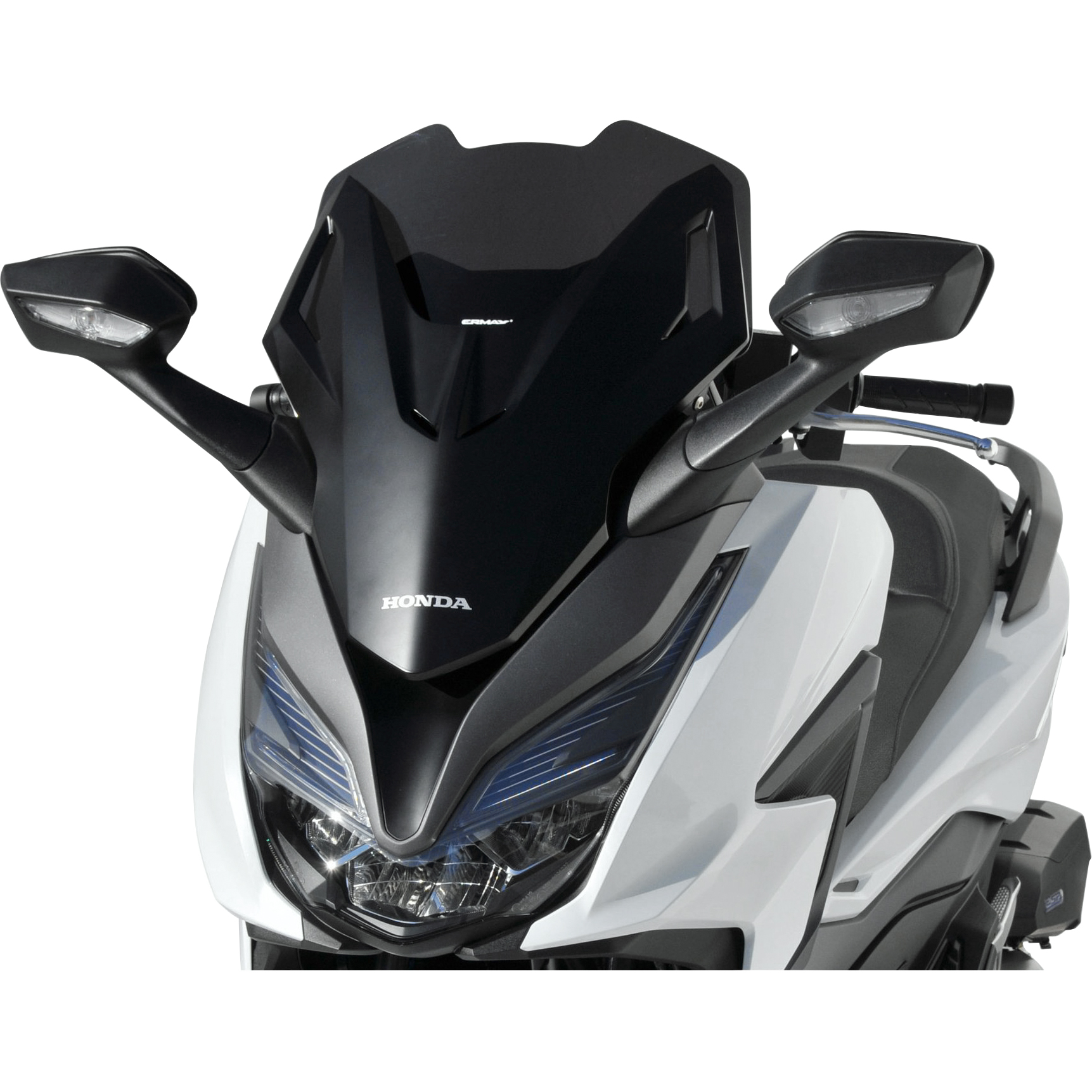 Ermax Scheibe Sport schwarz für Honda NSS 350 Forza - Motorradteile & Ersatzteile - Verkleidungen & Abdeckungen