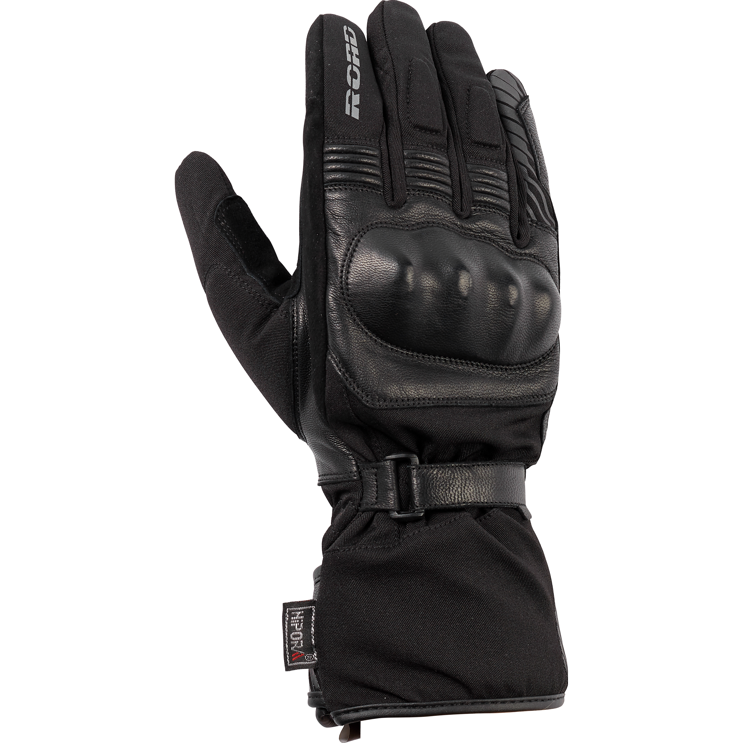 Road Tour guanti pelle/tessile 3.0 nero 8