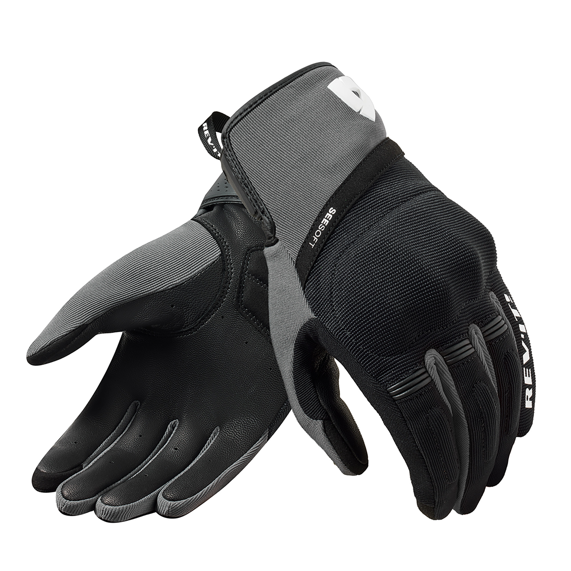 REV'IT! Mosca 2 Handschuh schwarz/grau S - Motorradbekleidung - Motorradbekleidung Herren
