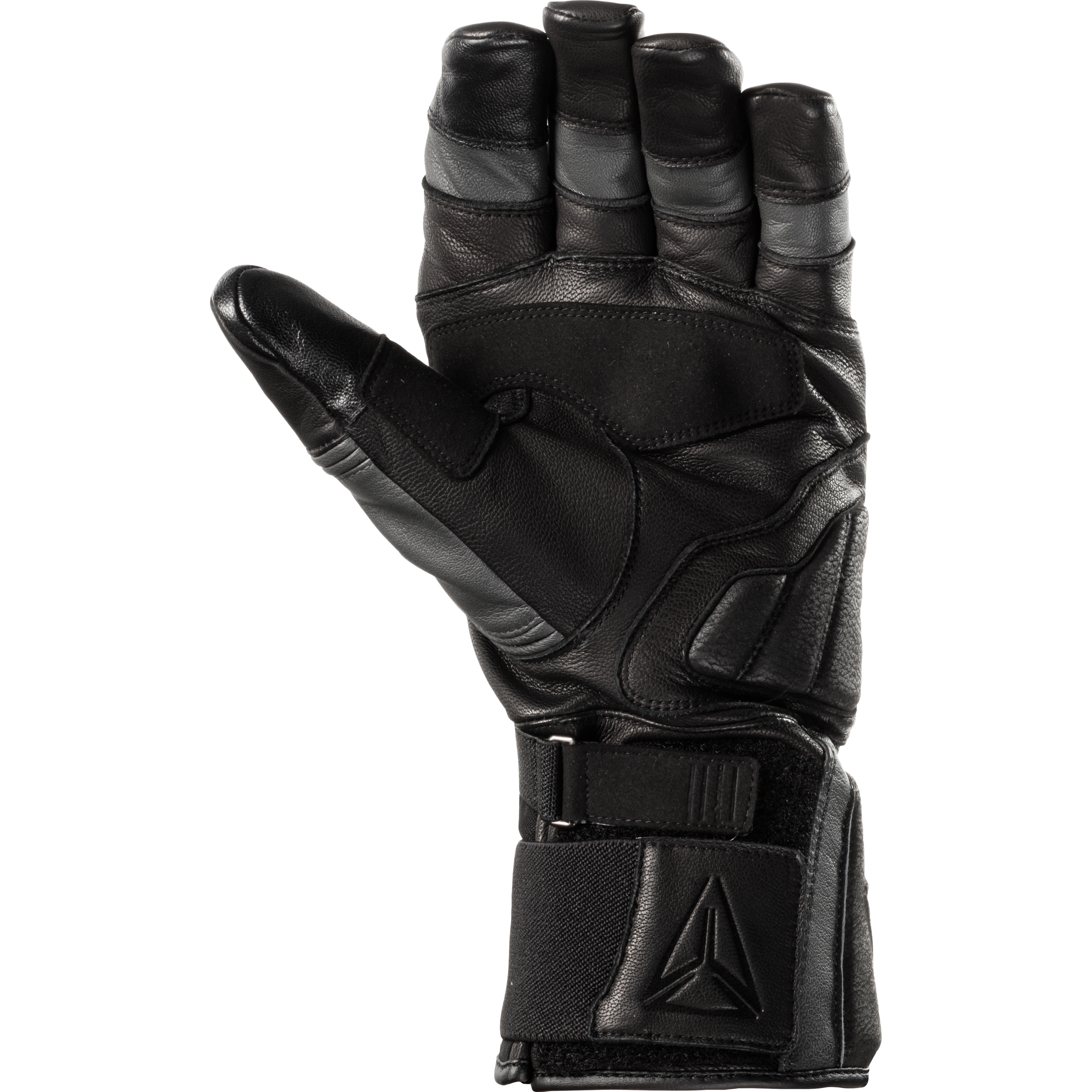 Pharao-Twin Peak WP Leder/Textilhandschuh lang schwarz 9-3114981006001936