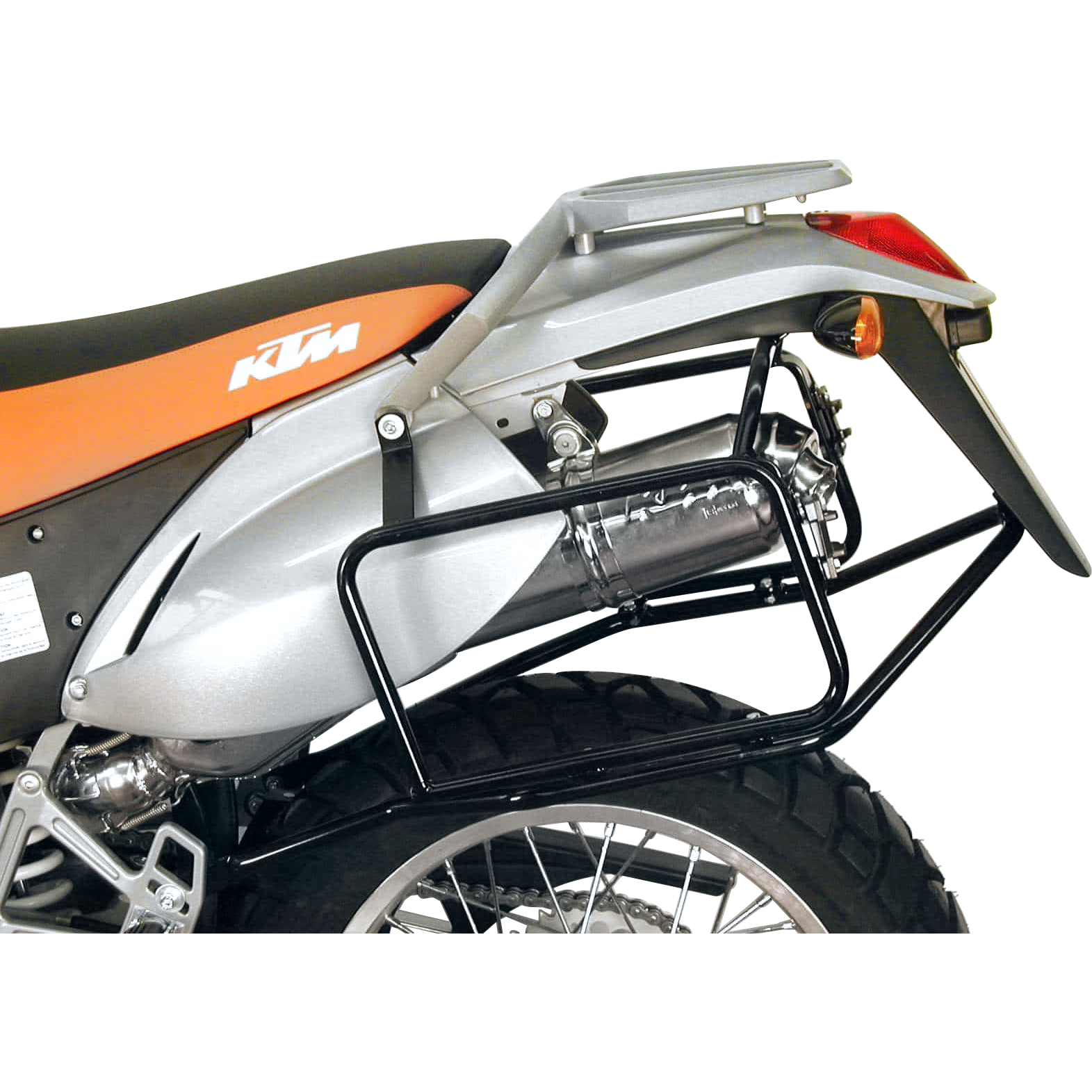 Hepco & Becker Seitenkofferträger schwarz für KTM LC4 400/640 1998-2008 - Motorradzubehör - Motorradgepäck